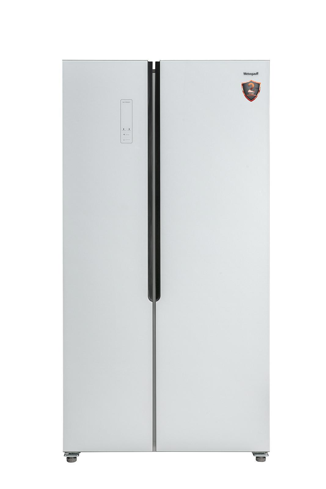 Изображение товара Отдельностоящий холодильник Weissgauff WSBS 500 NFW 177 см белый с системой No Frost