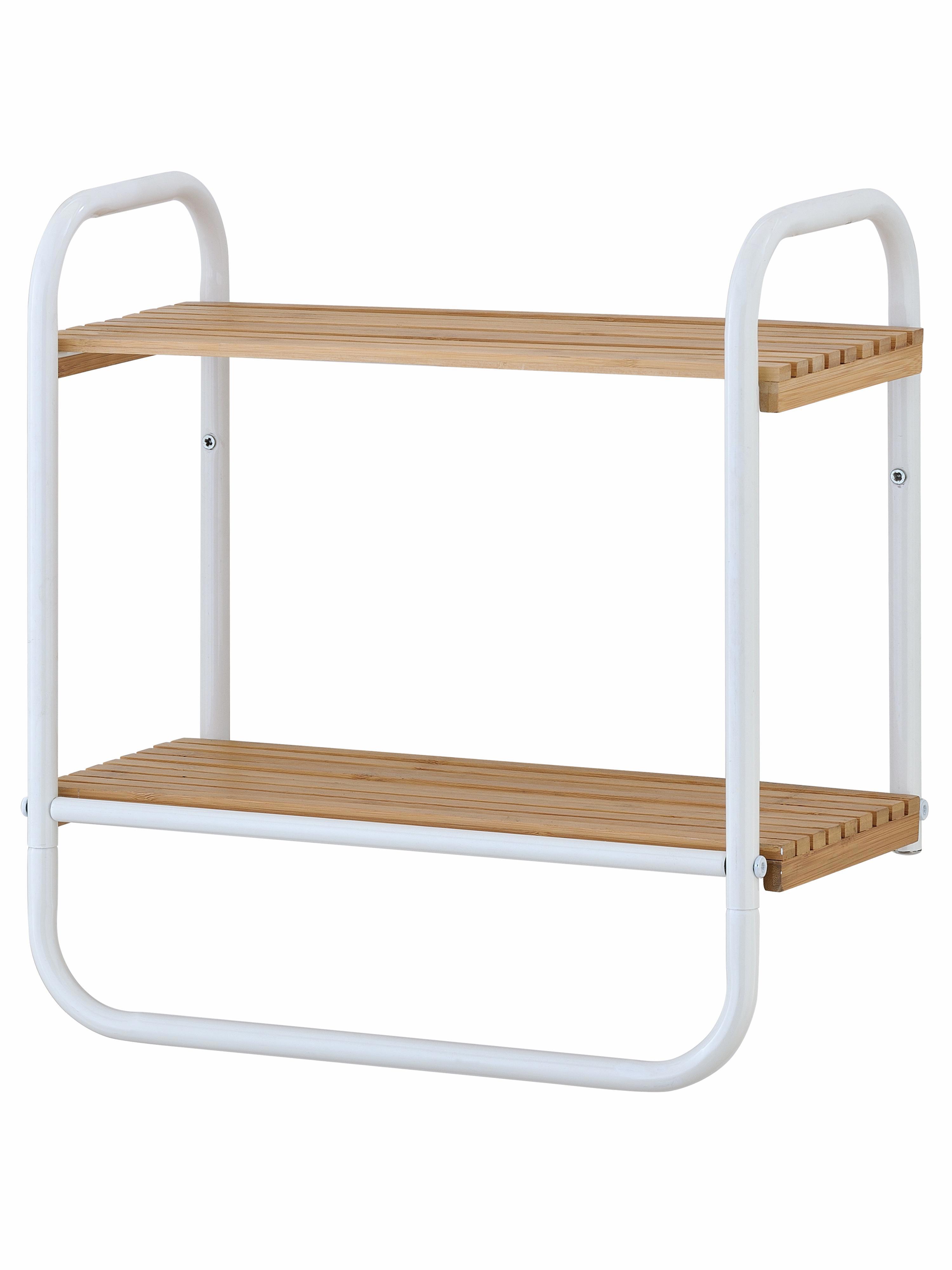 Изображение товара Полка для ванной UniStor Kyoto 211706 Белый Бамбук