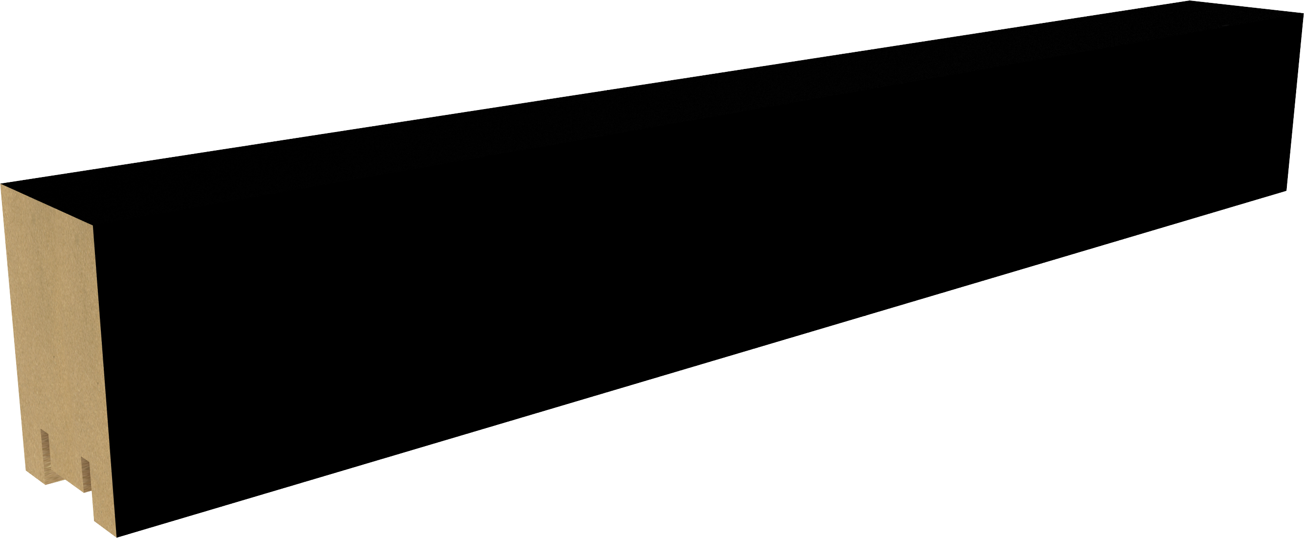 Изображение товара Рейка Ривьера 40x30x2700 мм МДФ цвет Black Edition