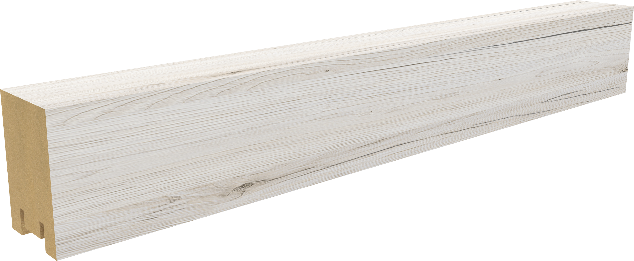 Изображение товара Рейка Ривьера 40x30x2700 мм МДФ цвет дуб Санремо белый Изображение товара Рейка Ривьера 40x30x2700 мм МДФ цвет дуб Санремо белый