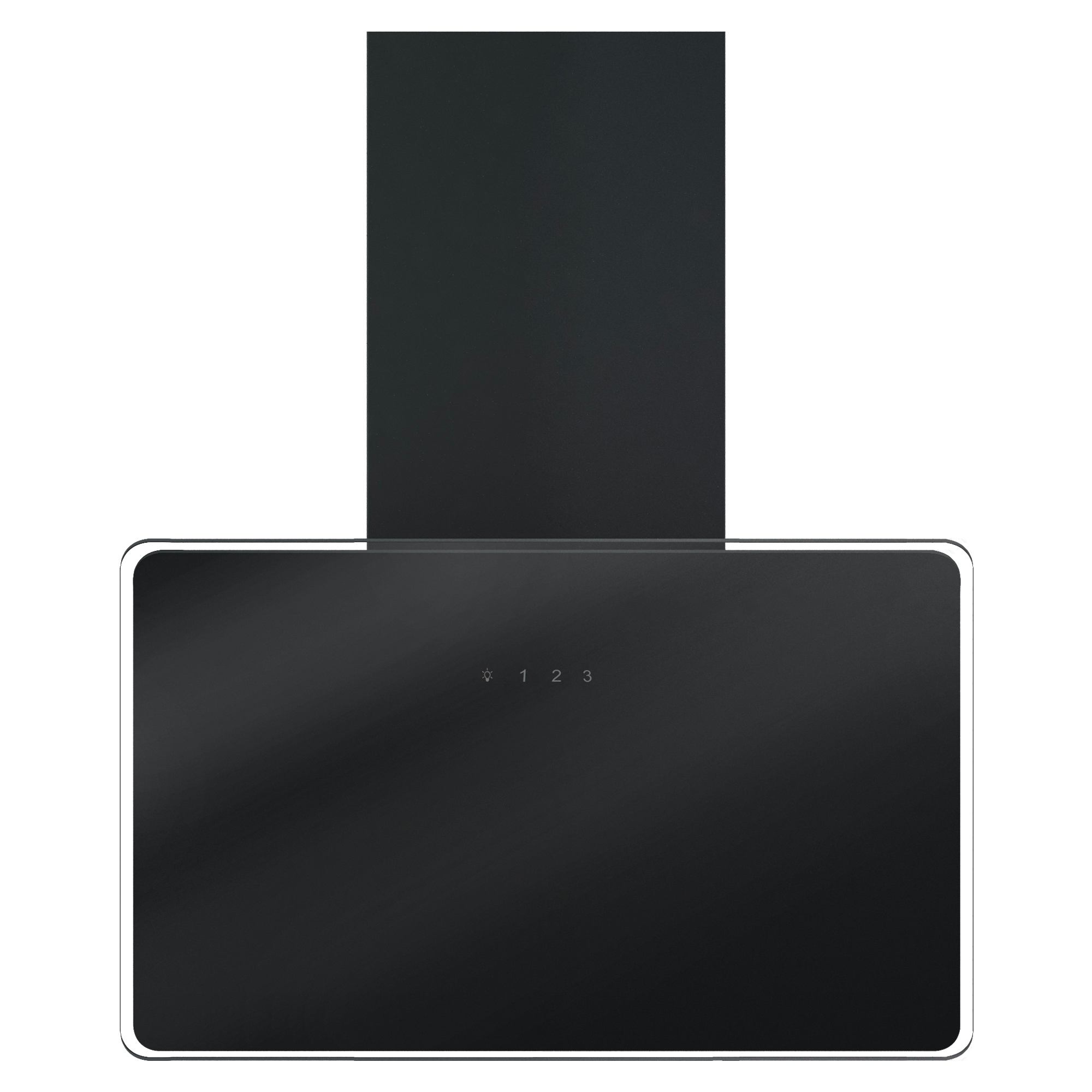 Изображение товара Вытяжка Faber Air, 60 см, черный цвет, наклонная конструкция