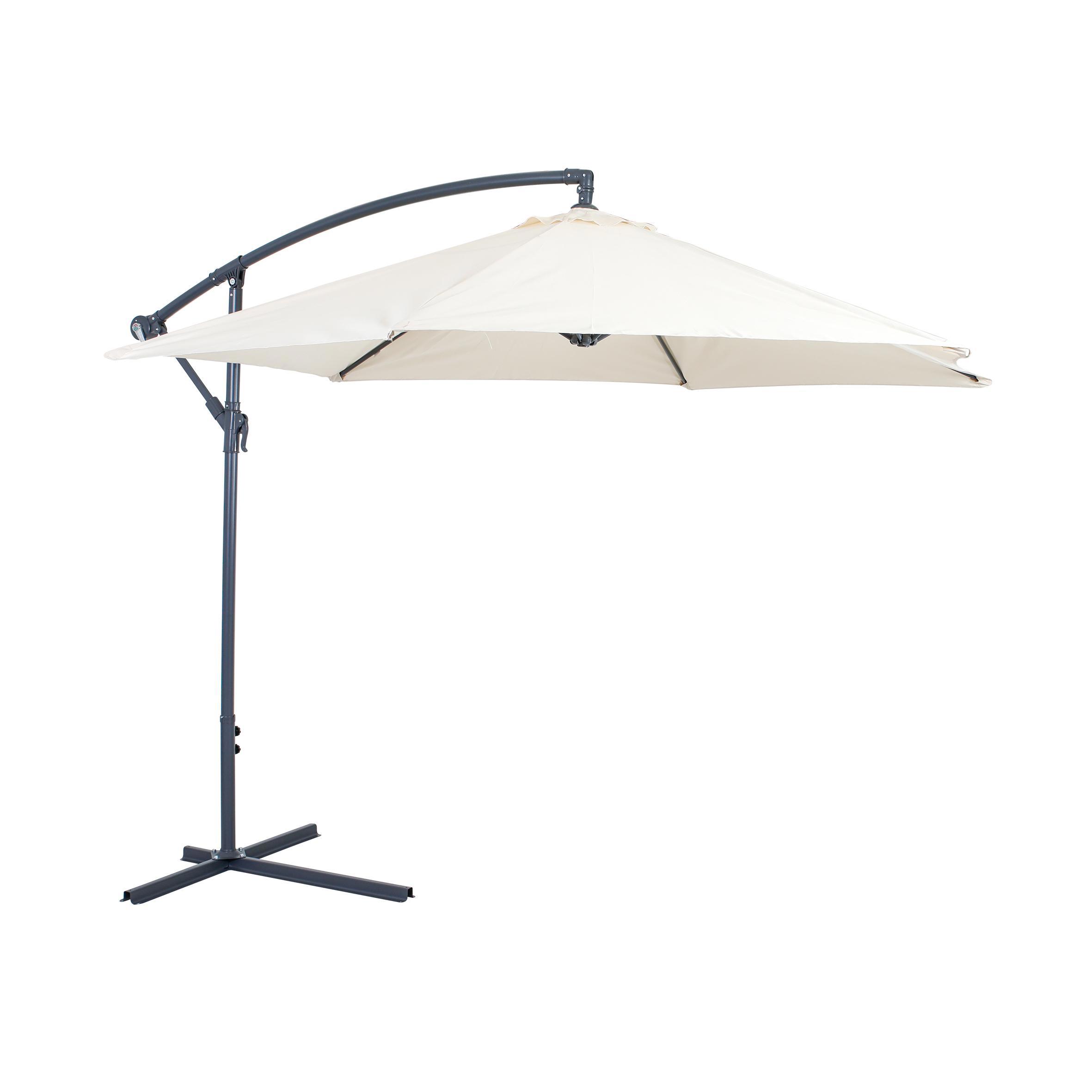 Изображение товара Зонт консольный Greemotion Ø 300 см подвесной бежевый UV50+ садовый