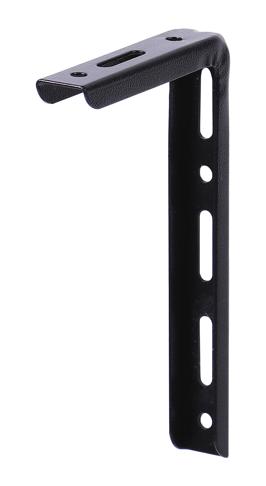 Изображение товара Кронштейн Larvij Modern1 12x18 см сталь нагрузка до 40 кг черный глянцевый