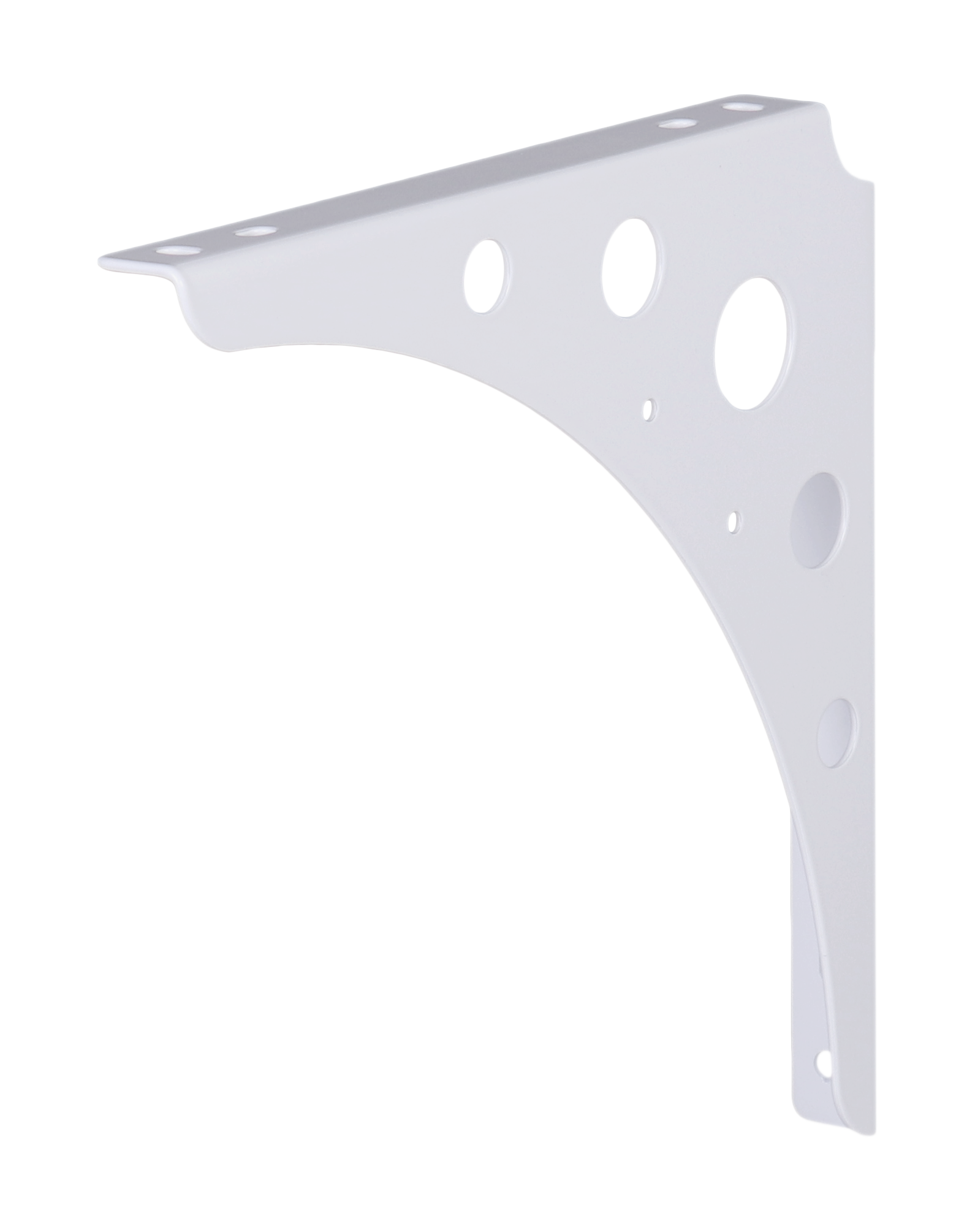 Изображение товара Кронштейн Larvij 25x25 см сталь белый нагрузка 25 кг винтовое крепление