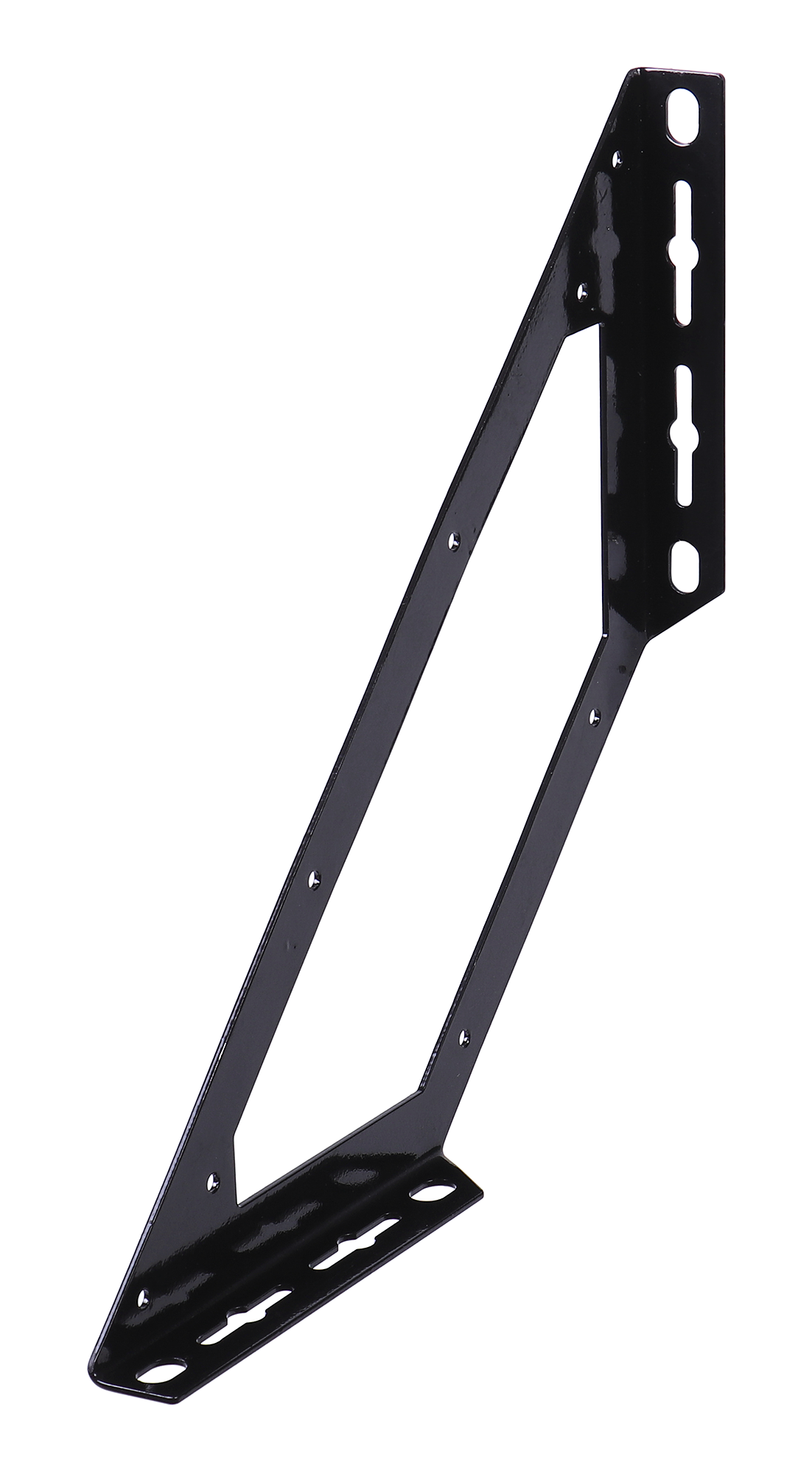 Изображение товара Кронштейн Larvij Diamond 38.5x14.5 см сталь нагрузка до 25 кг цвет чёрный