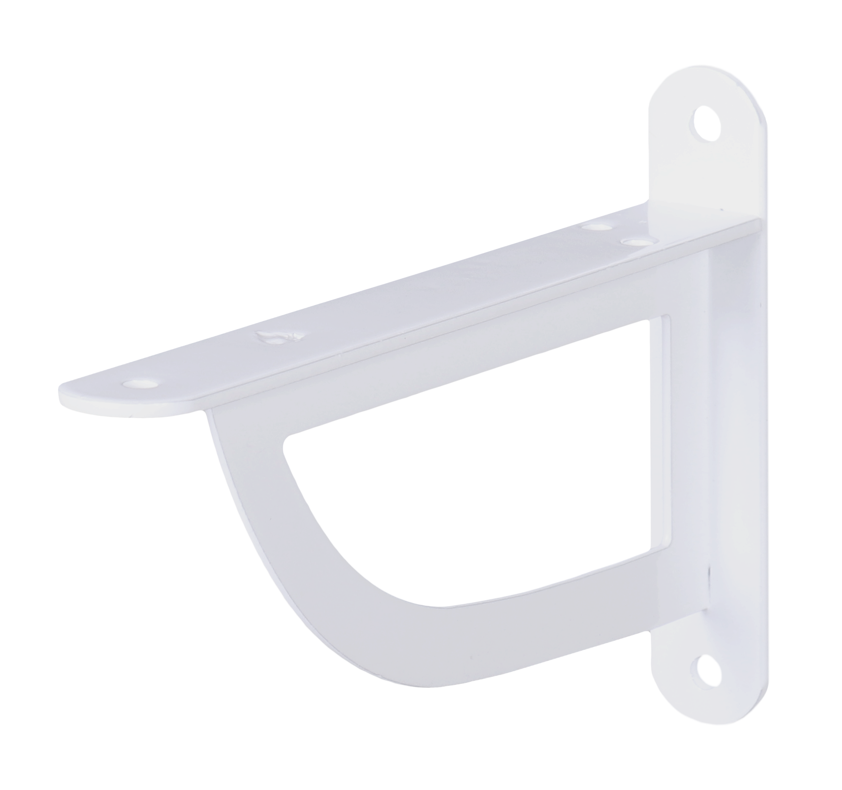 Изображение товара Кронштейн Larvij D-Wall 18x12 см сталь белый для полок и вешалок