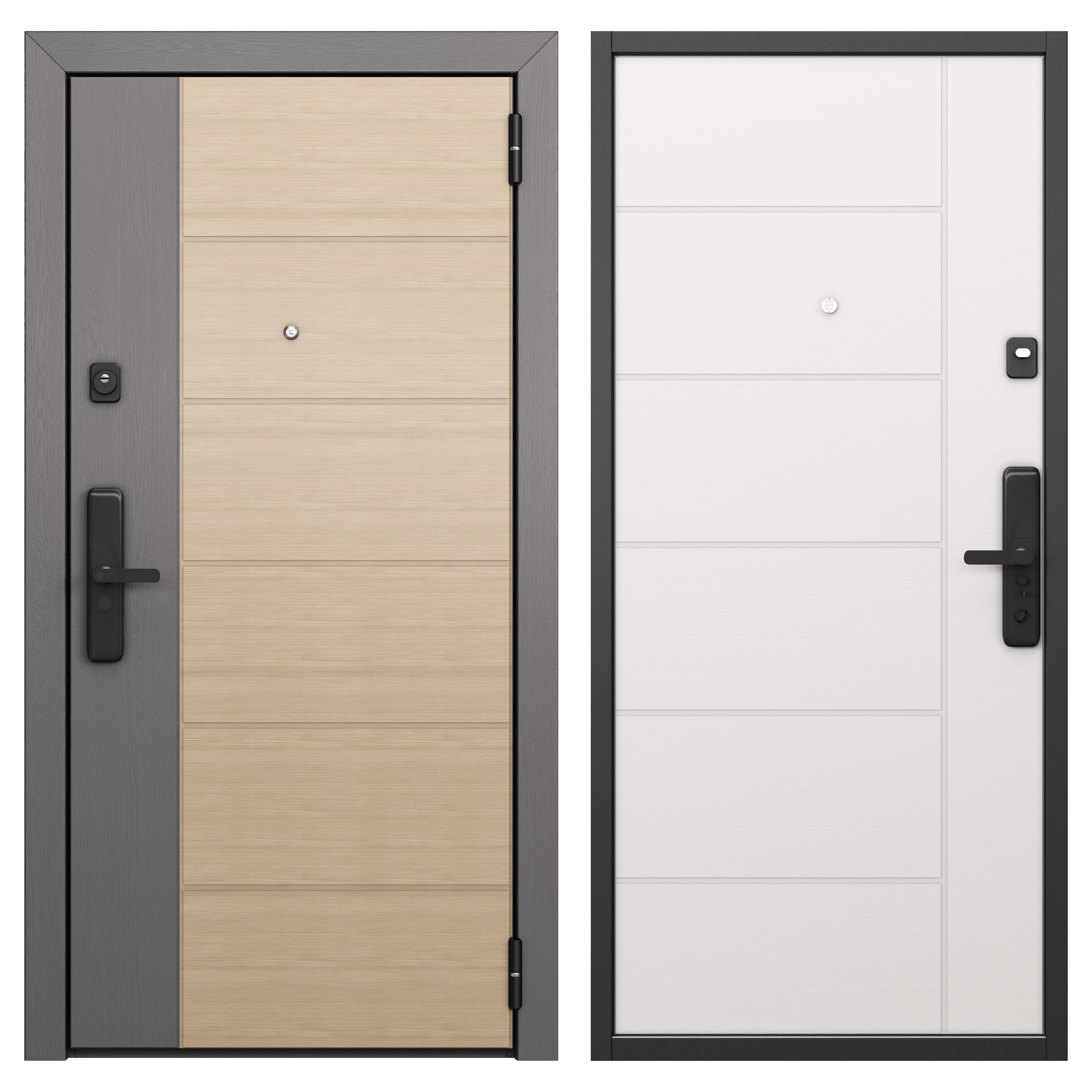 Изображение товара Дверь входная металлическая Хьюго 01 880 мм правая