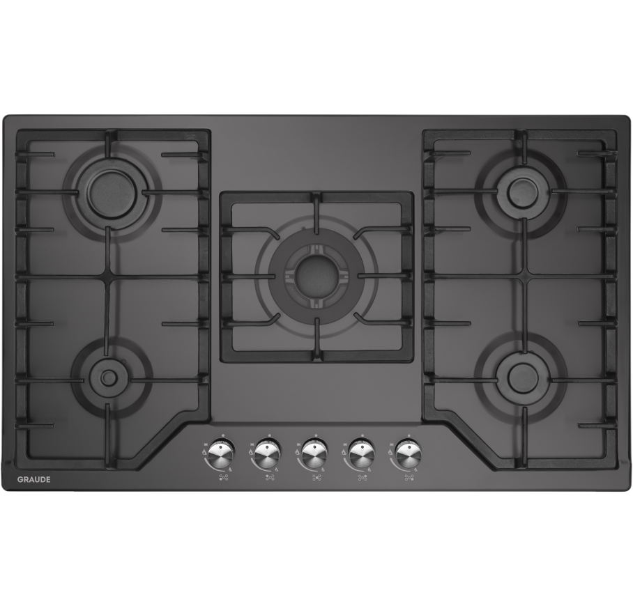 Изображение товара Газовая варочная панель Graude GS 90.1 SM 86 см 5 конфорок черная