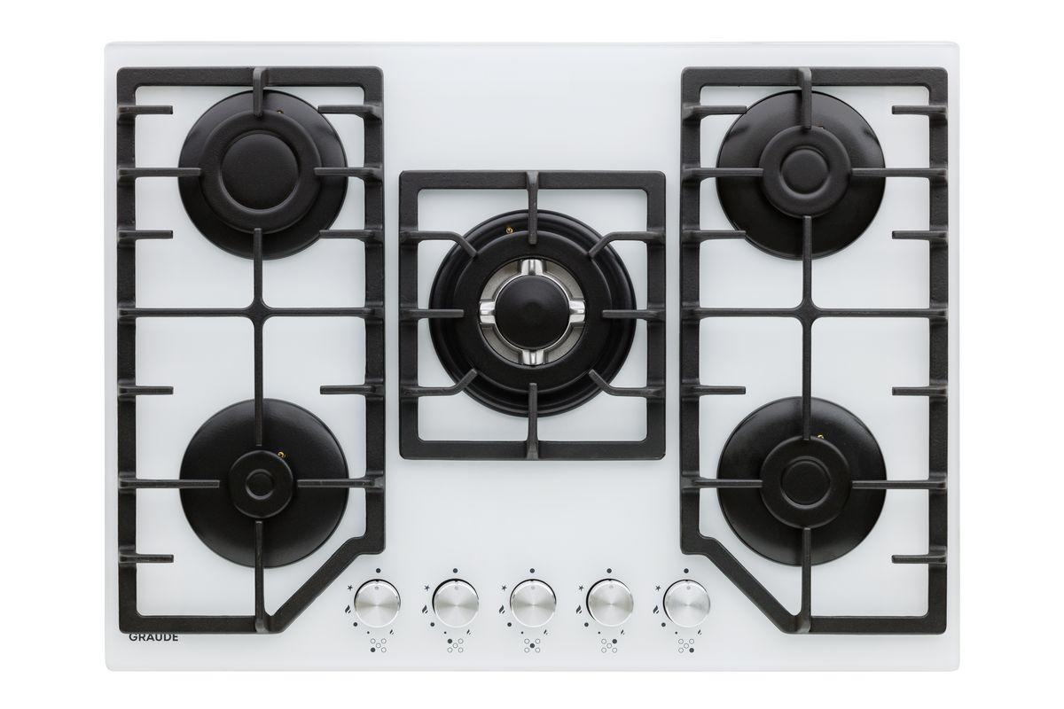 Изображение товара Газовая варочная панель Graude GS 70.1 W 70 см 5 конфорок белый