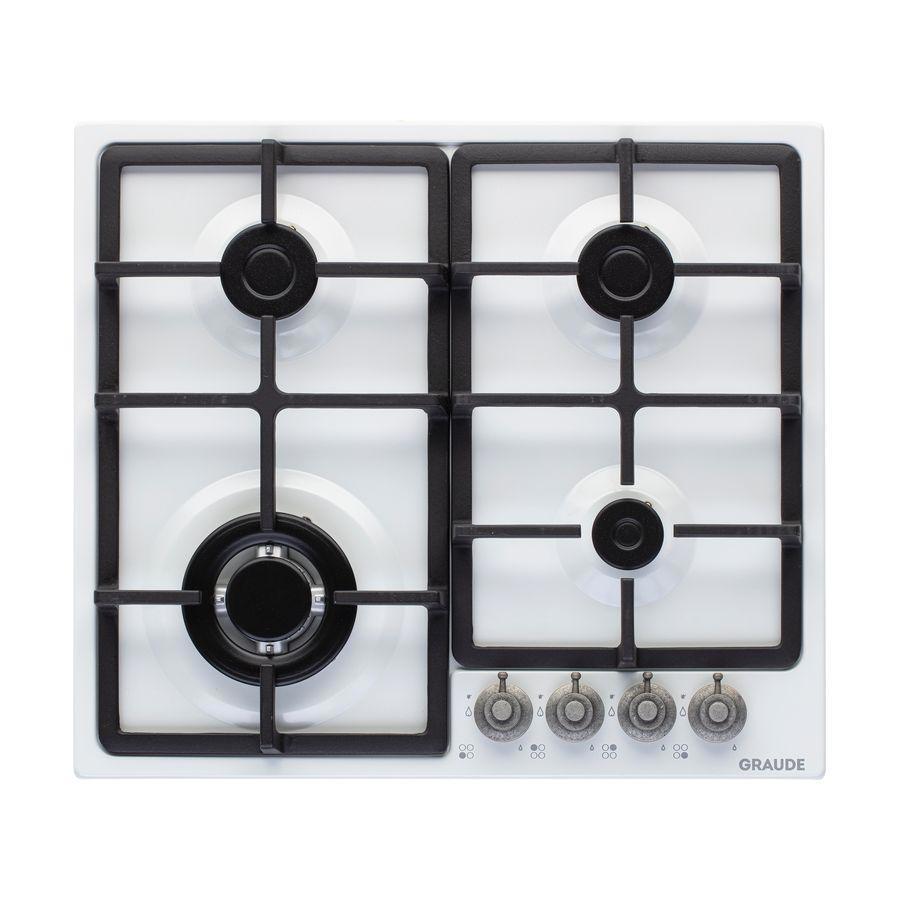Изображение товара Газовая варочная панель Graude GSK 60.1 WM 4 конфорки белая
