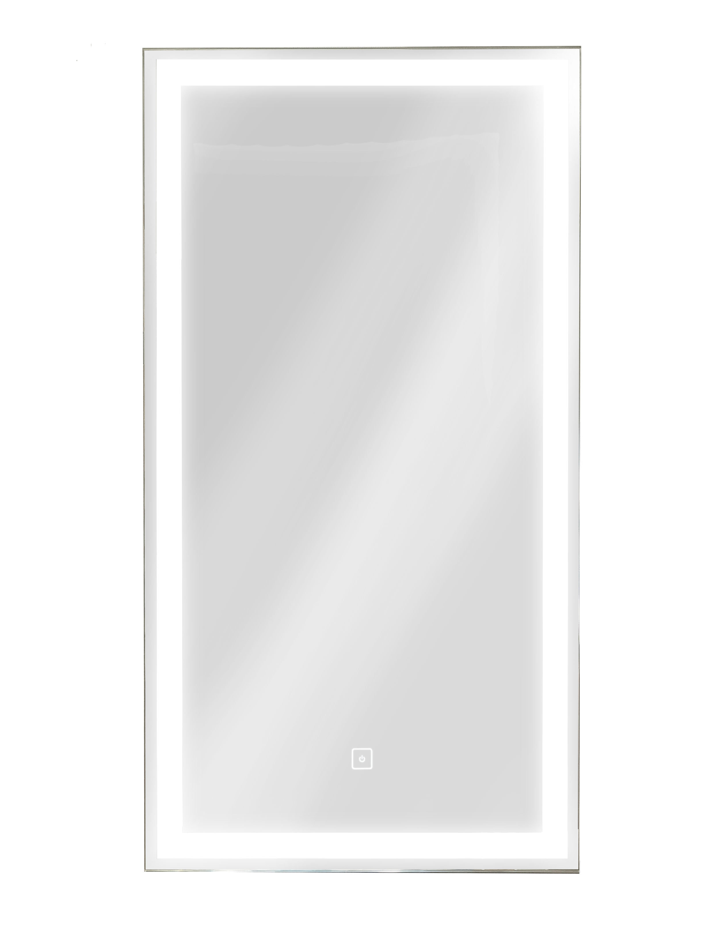 Изображение товара Шкаф зеркальный подвесной Montero Black LED с подсветкой 35x65 см цвет черный