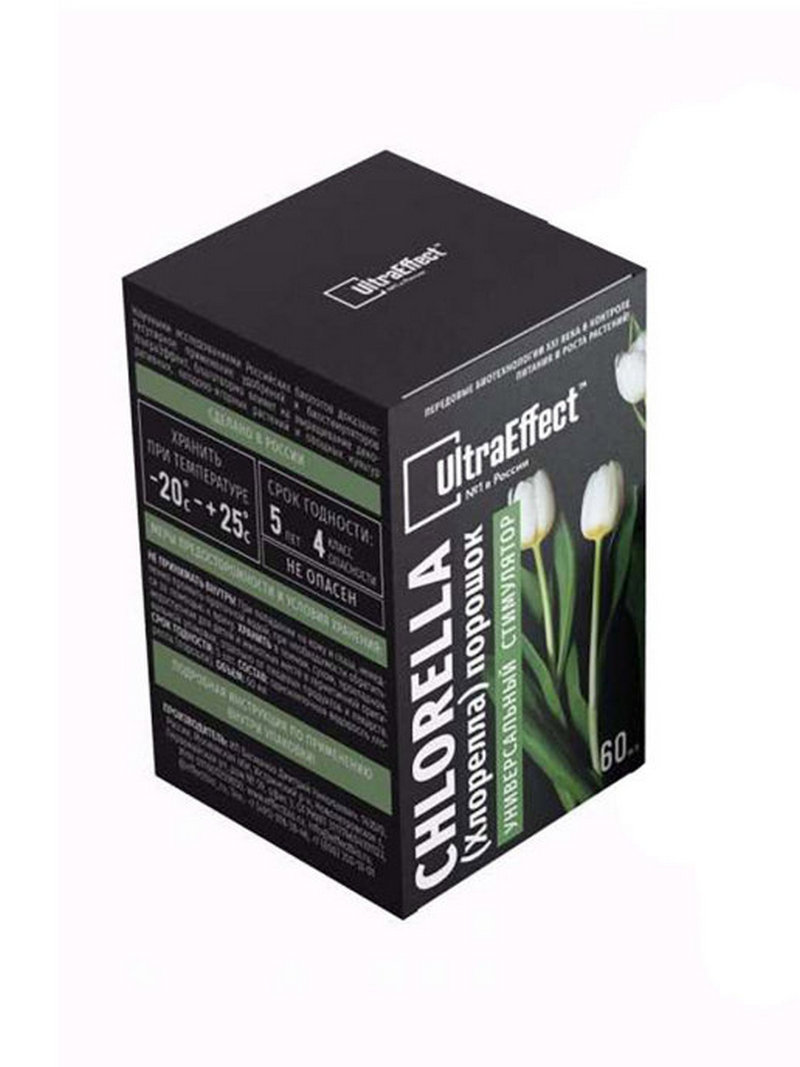 Изображение товара Биостимулятор EffectBio UltraEffect Хлорелла для растений 4603743270608, 60 мл Изображение товара Биостимулятор EffectBio UltraEffect Хлорелла для растений 4603743270608, 60 мл