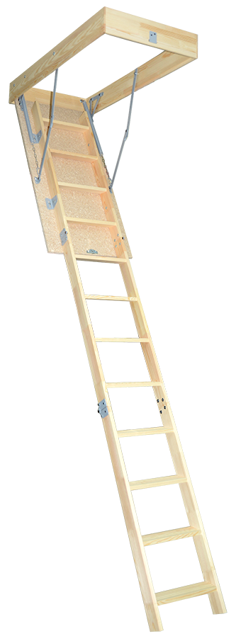 Изображение товара Лестница чердачная ЛЕСЕНКА ЧЛ-16 Сосна 130 кг 2650 мм