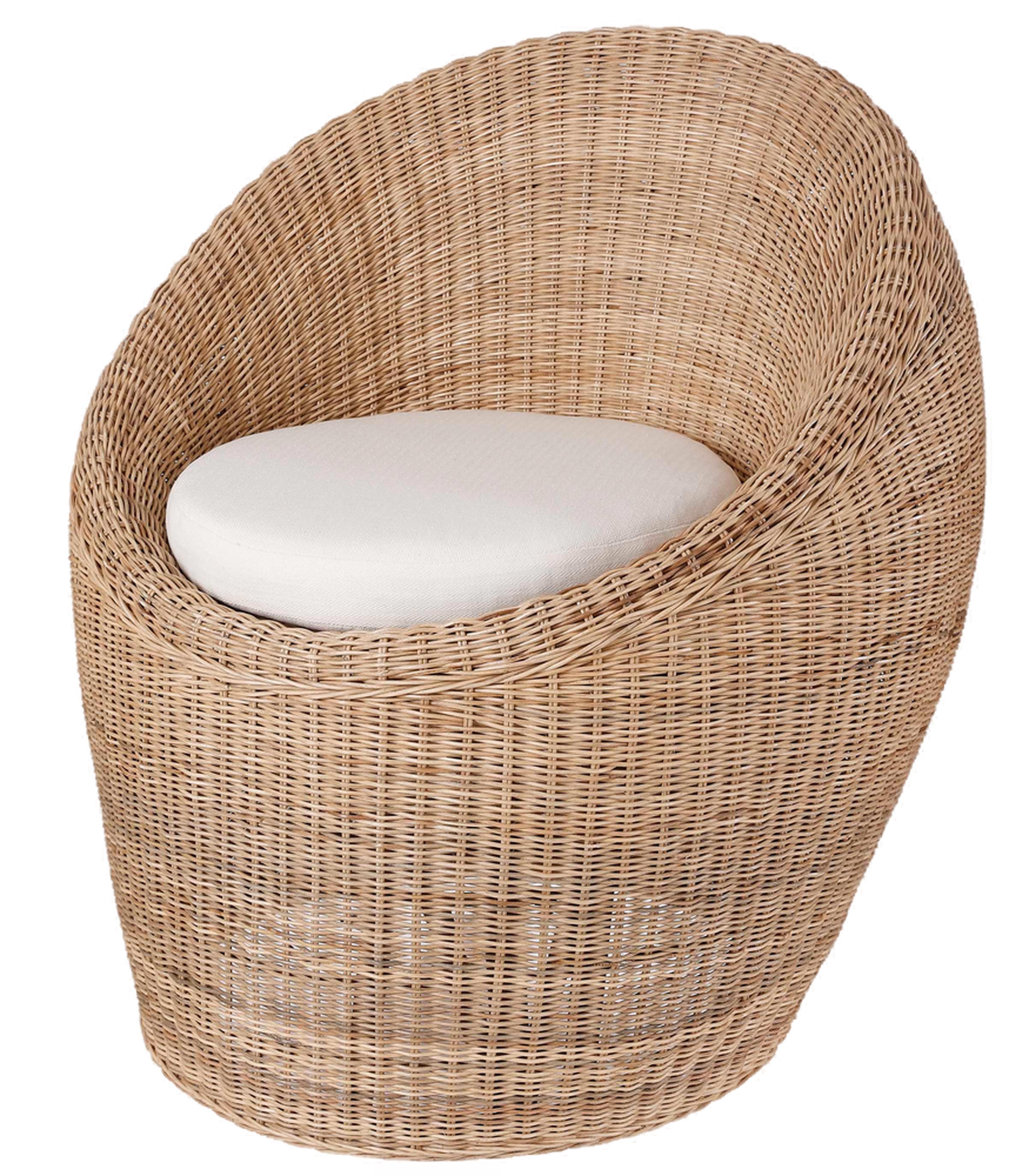 Изображение товара Садовое кресло Bolsena 79x83x76 см ротанг светло-коричневый