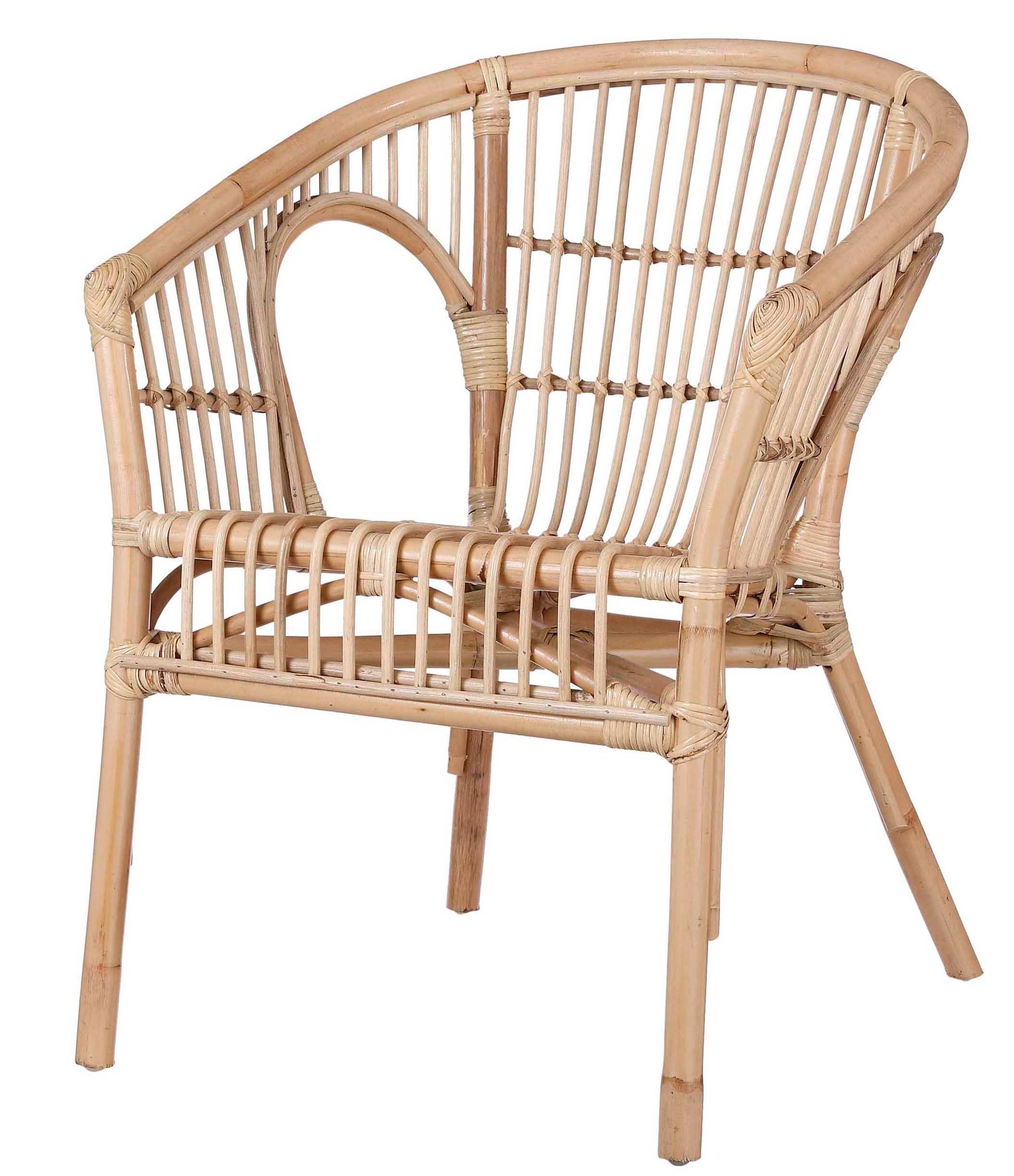 Изображение товара Садовое кресло Zambia из ротанга 58x76x59 см светло-коричневое