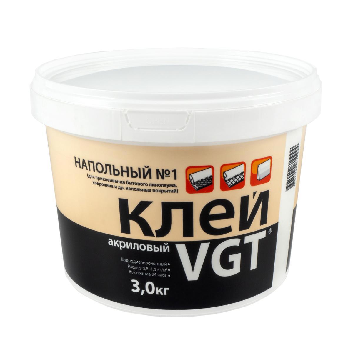 Изображение товара Клей напольный VGT 2821, 3 кг Изображение товара Клей напольный VGT 2821, 3 кг