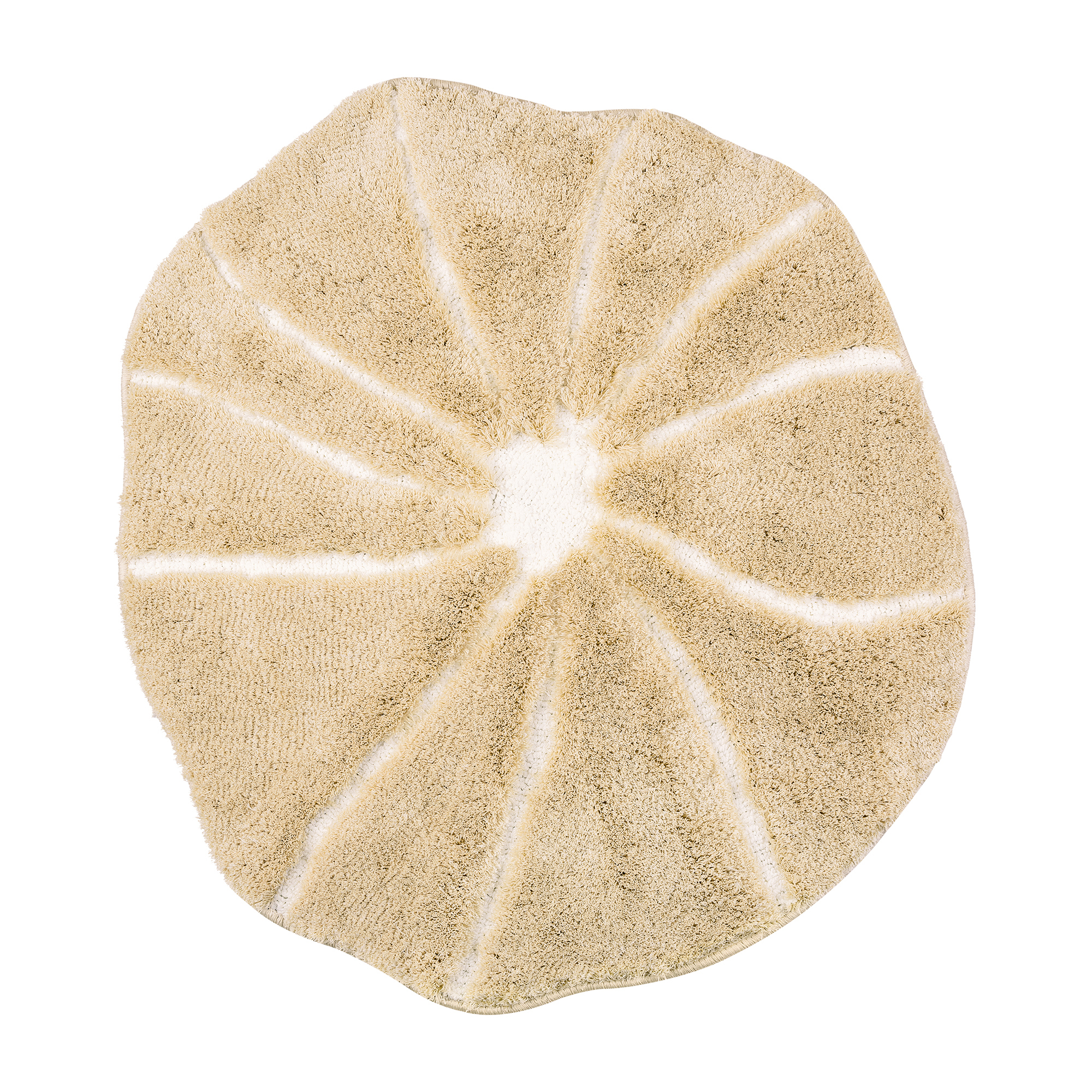 Изображение товара Коврик для ванной комнаты Санри Mare 80х80 см цвет бежевый