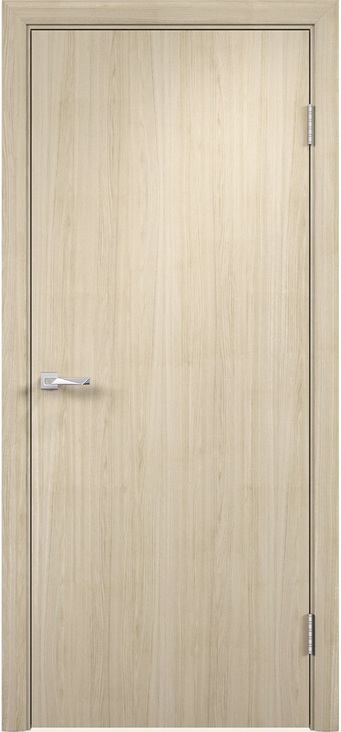 Изображение товара Блок дверной глухой финиш-бумага ламинация цвет дуб кремовый 77x204 см (с замком и петлями)