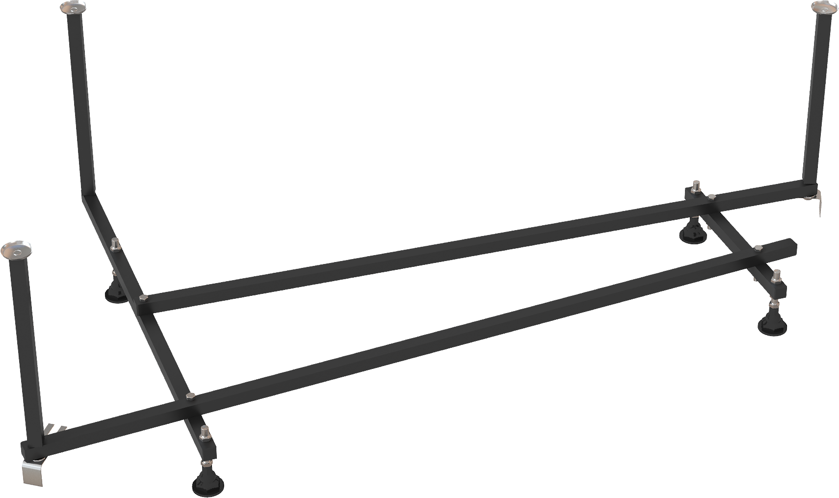 Изображение товара Каркас для ванны Малага ассиметричная 150x90 см стальной регулируемый крепкий