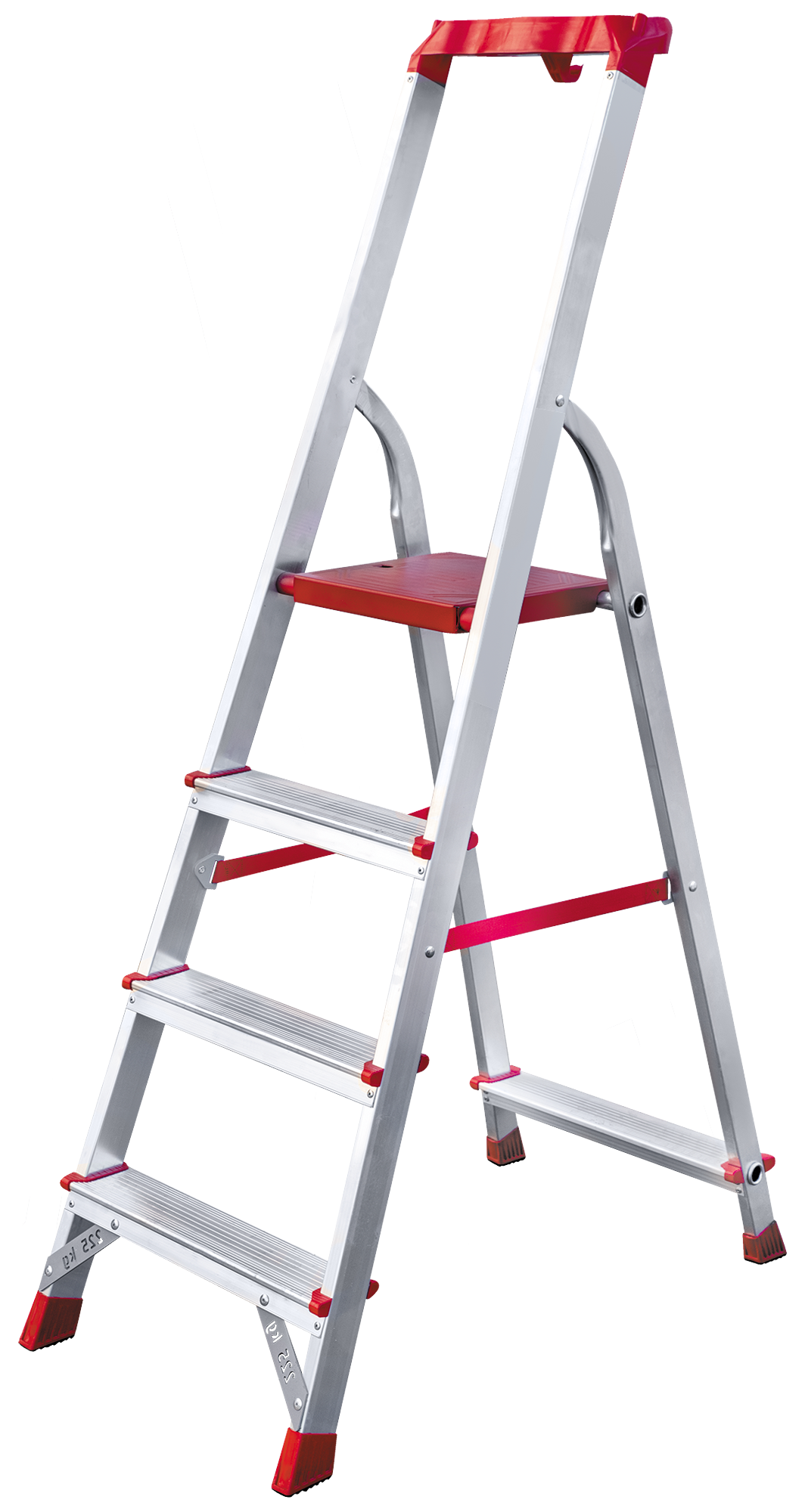 Изображение товара Стремянка алюминиевая 4 ступени Новая Высота Артель Россия