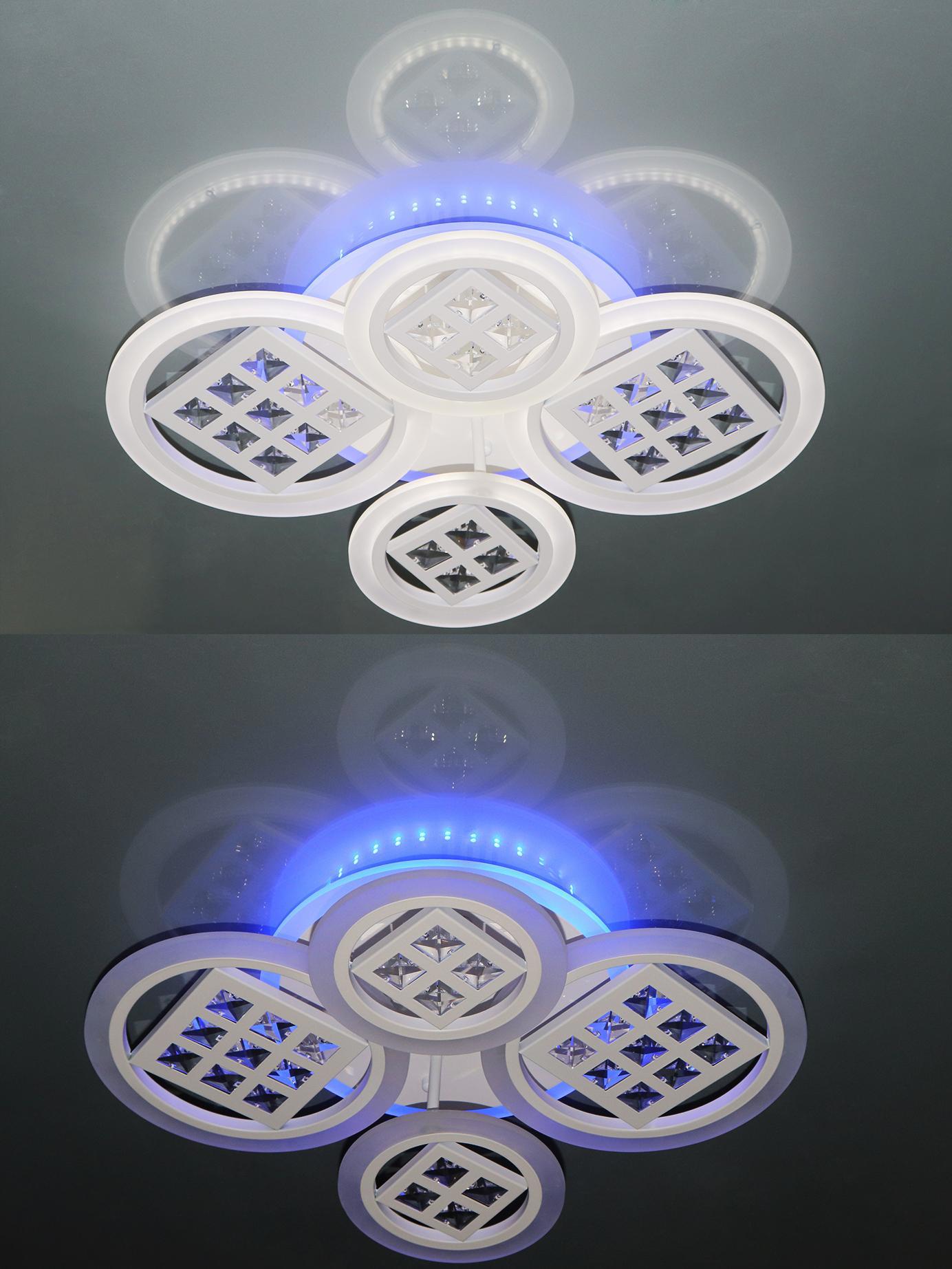 Изображение товара Люстра потолочная светодиодная Natali Kovaltseva 80W с RGB INNOVATION STYLE 83022