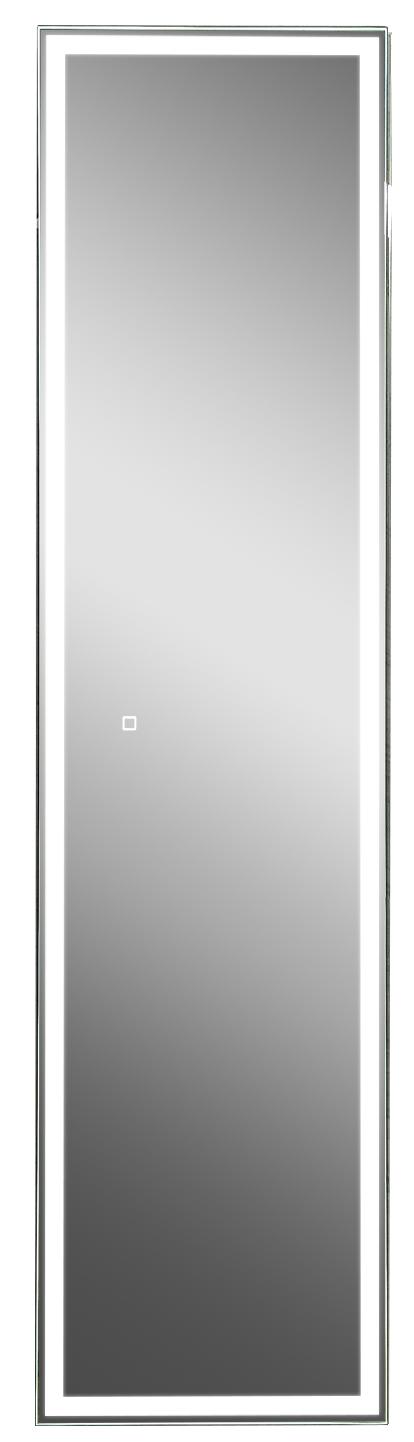 Изображение товара Шкаф зеркальный подвесной Montero Black LED с подсветкой 40x160 см цвет черный