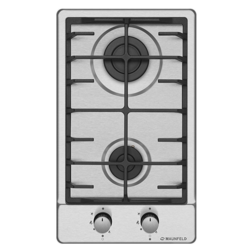 Изображение товара Газовая варочная панель Maunfeld EGHS.32.6CS/G 2 конфорки, нержавеющая сталь