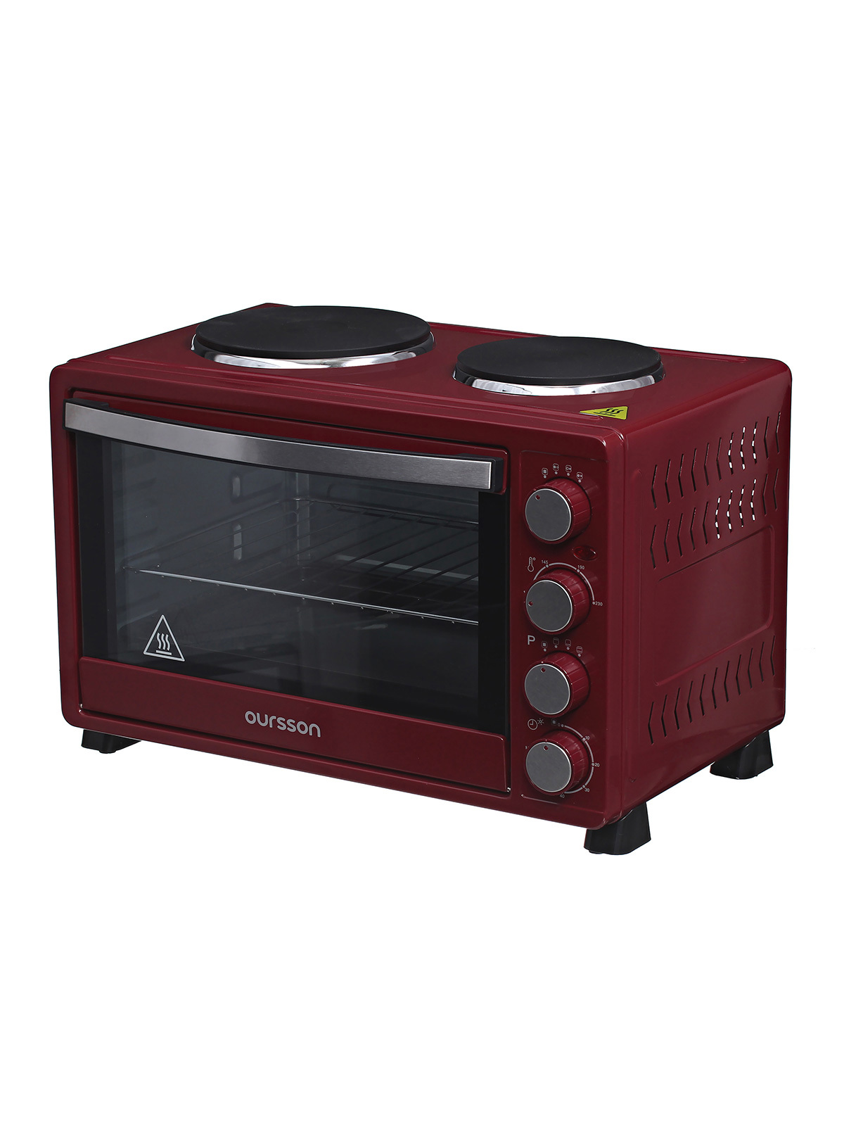 Изображение товара Электропечь 3100 Вт Oursson MO3010/DC 52x37x37 см цвет бордовый