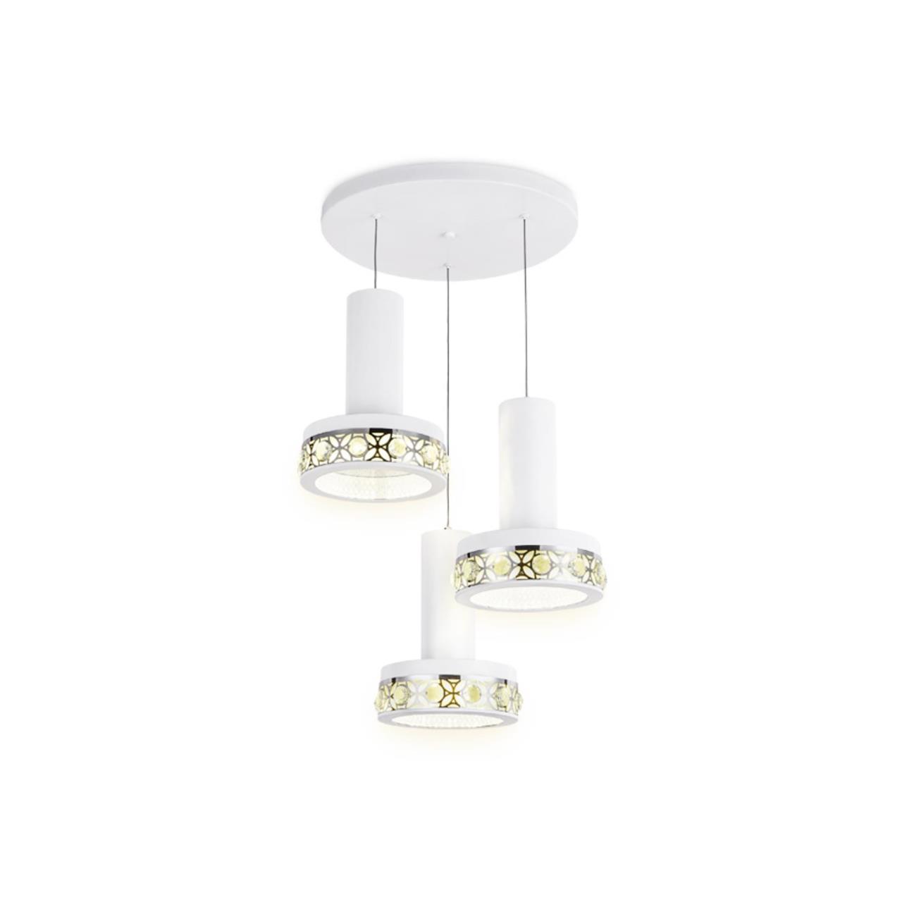Изображение товара Подвесной светодиодный светильник Ambrella Ice FA9492 54W IP20 для интерьера неоклассика