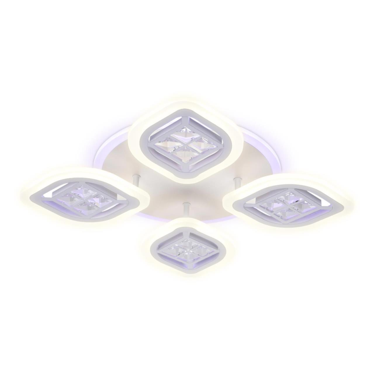 Изображение товара Люстра потолочная светодиодная Ambrella Light ACRYLICA FA280 69W белая неоклассика