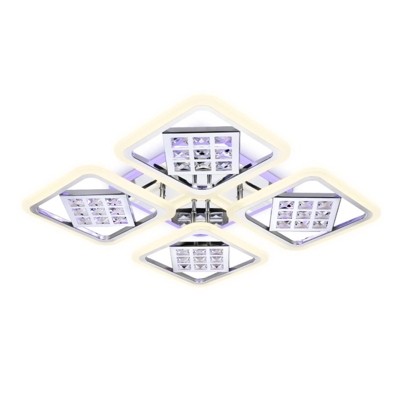 Изображение товара Люстра потолочная светодиодная Ambrella Light Ice FA288 116W для натяжных потолков
