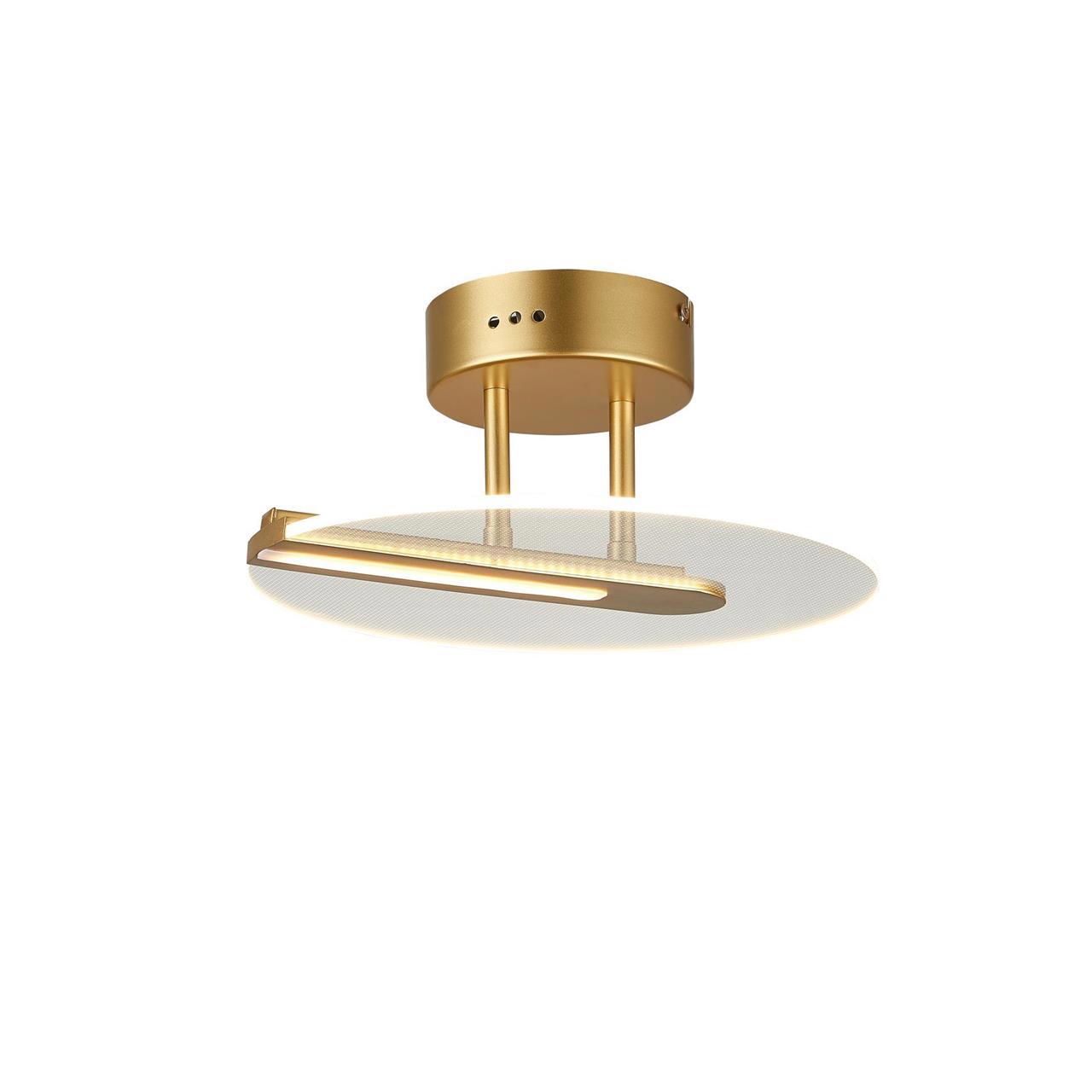 Изображение товара Светильник потолочный светодиодный SIMPLE STORY 1165-LED13CL 13 м² теплый белый свет цвет золотой