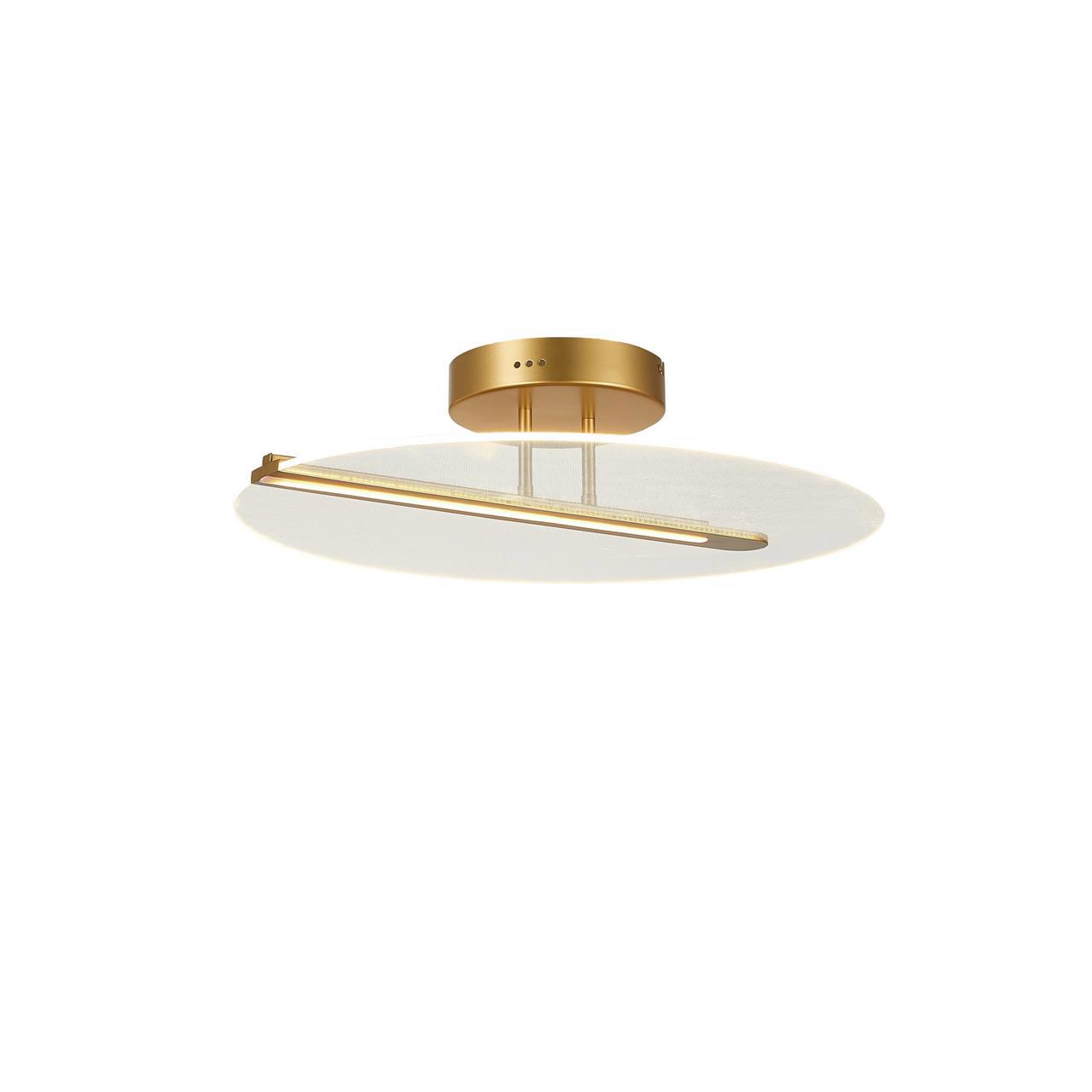 Изображение товара Светильник потолочный светодиодный SIMPLE STORY 1165-LED26CL 15 м² теплый белый свет цвет золотой