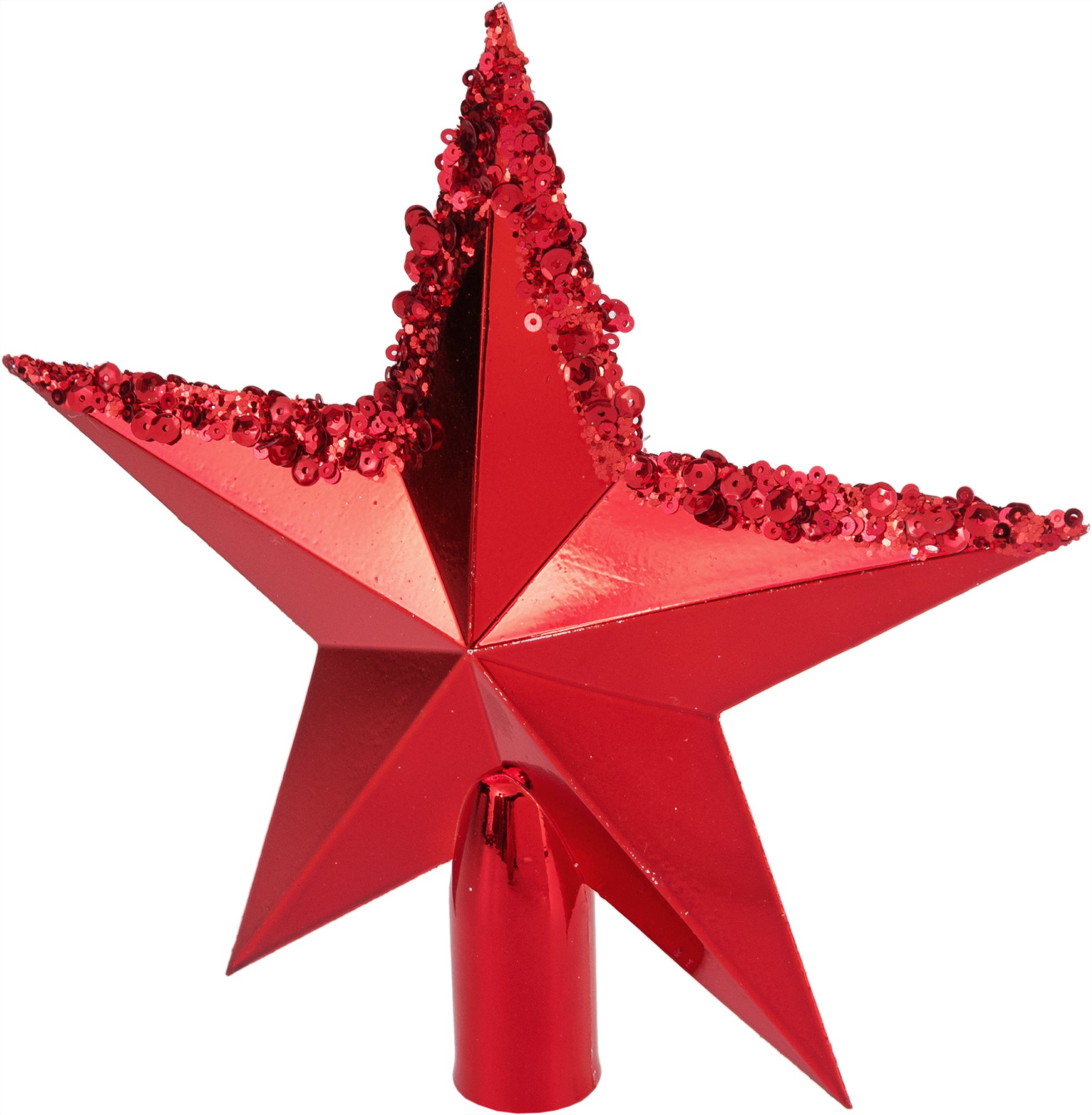 Изображение товара Верхушка на елку «Кремлевская» h19 см красный