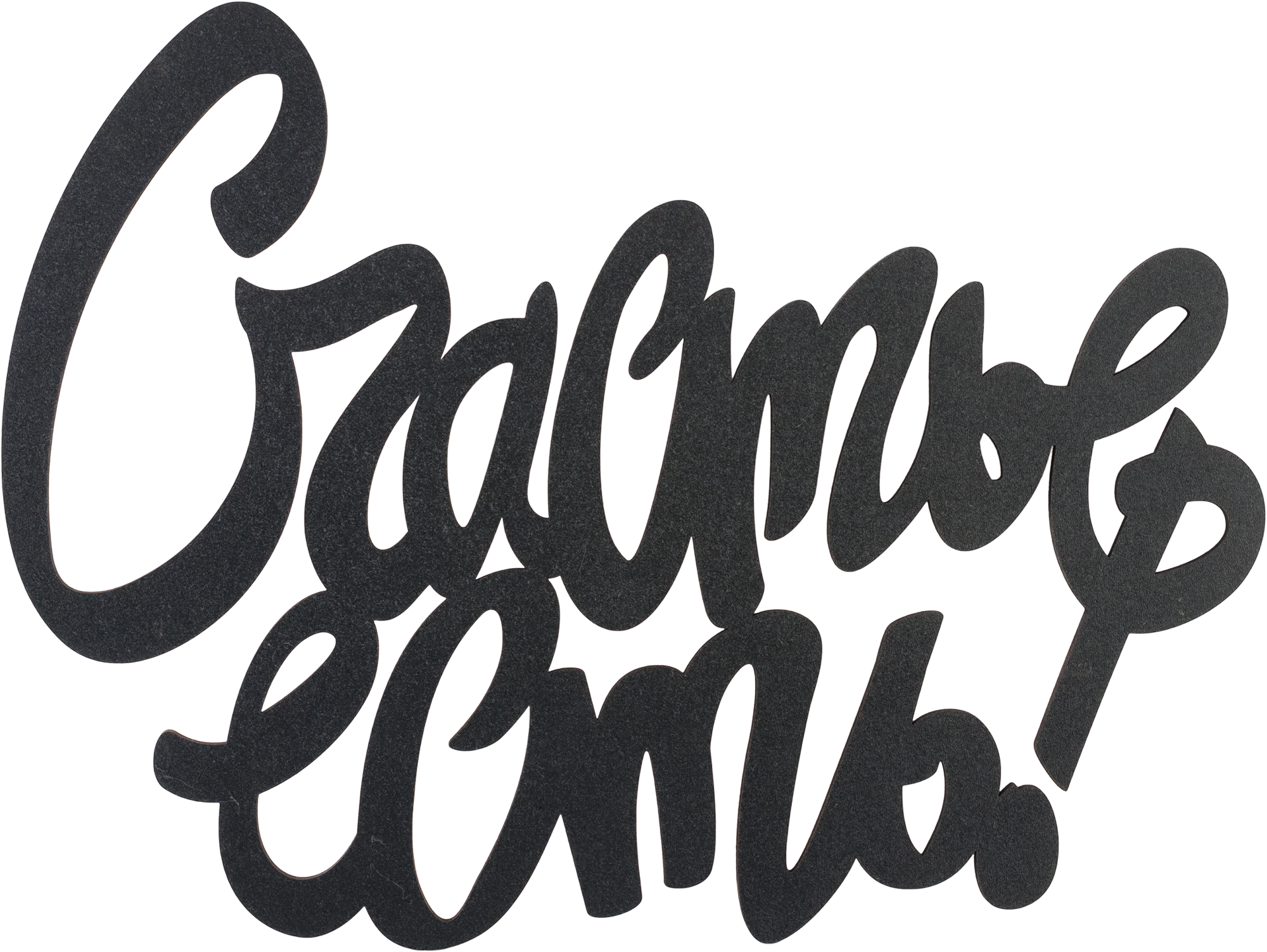 Изображение товара Панно декоративное счастье есть 45x55см цвет черный