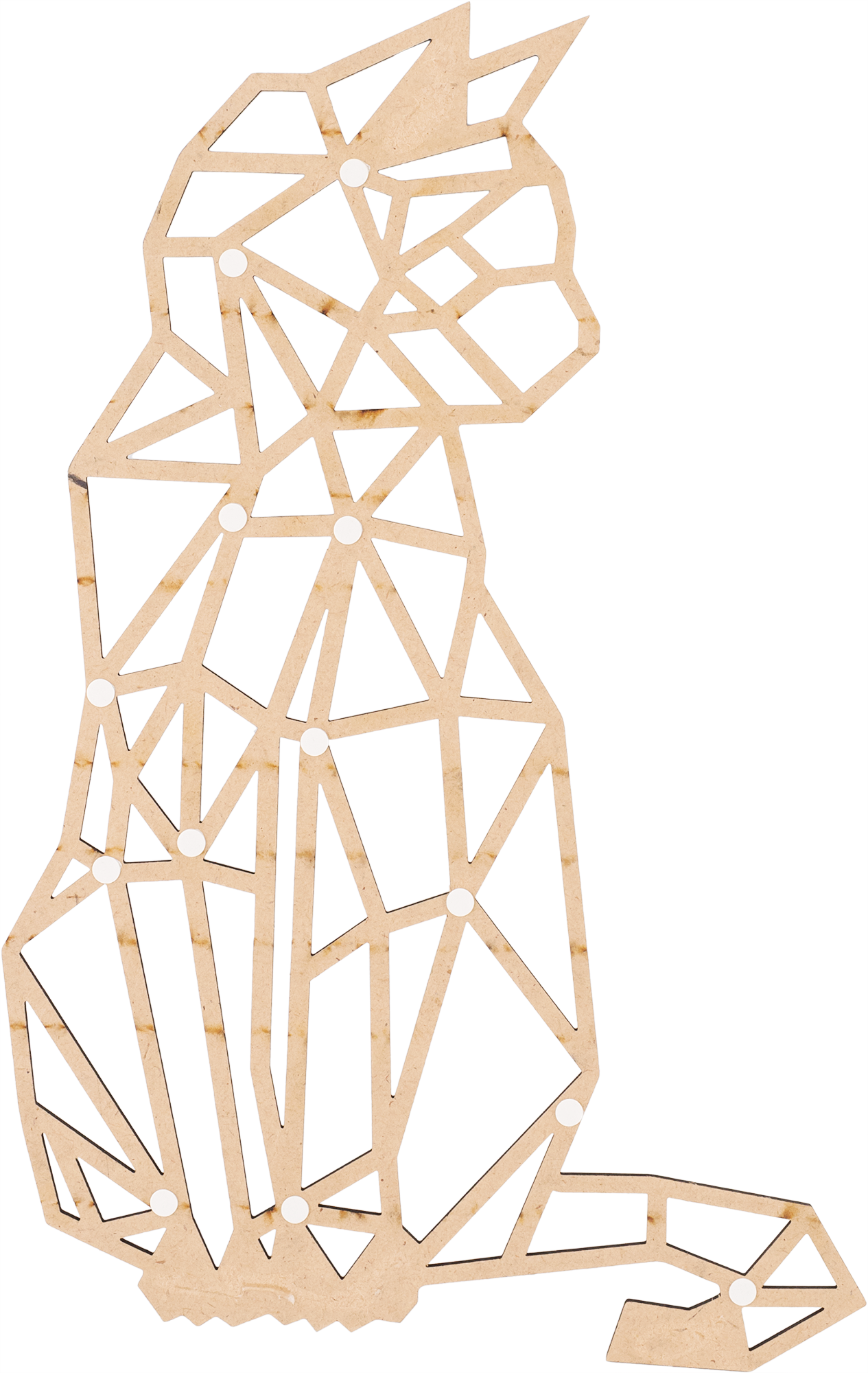 Панно декоративное кошка 45x55 см цвет черный - 2