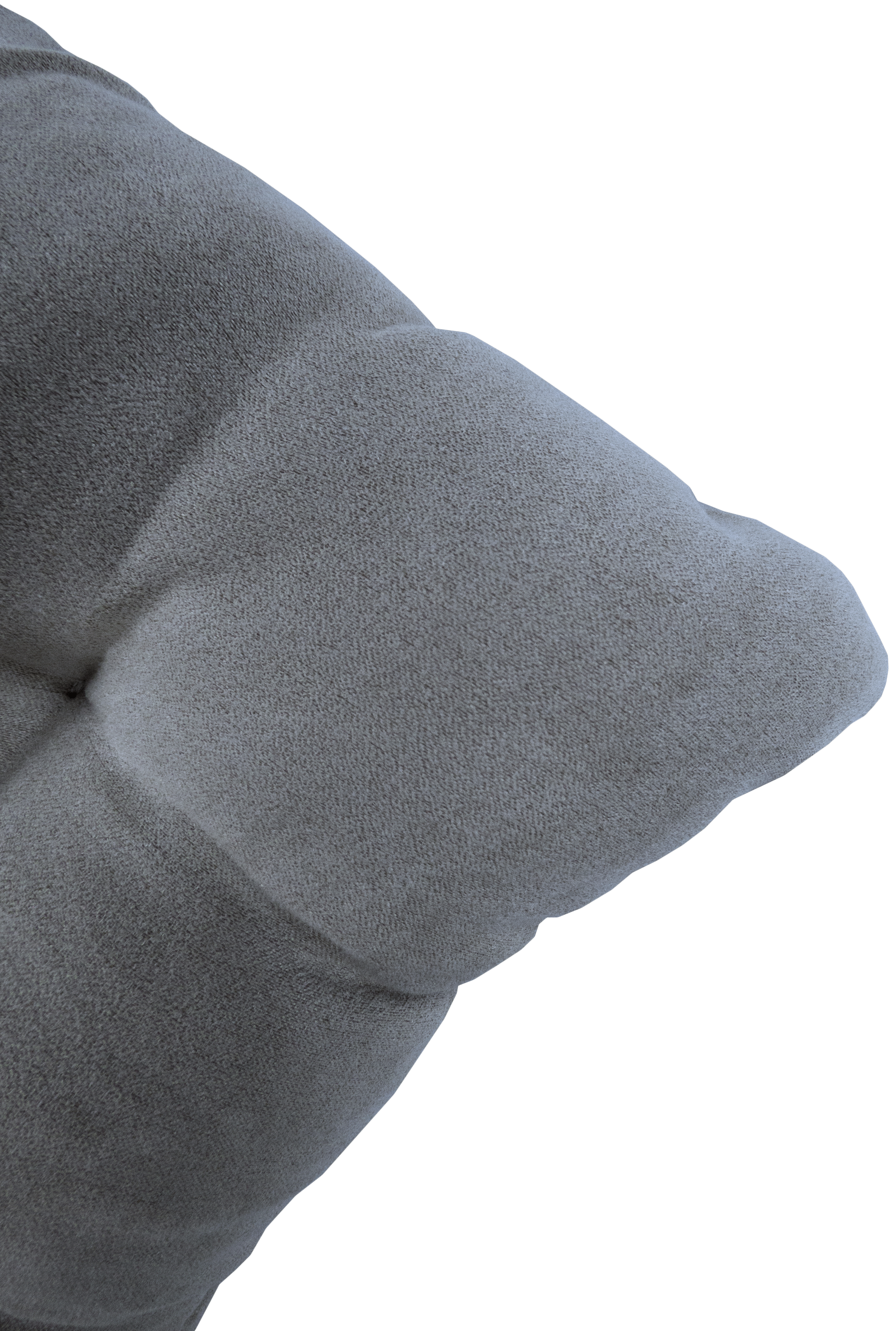 Подушка для стула Linen Way 38x6x38 см замша стальной - 2