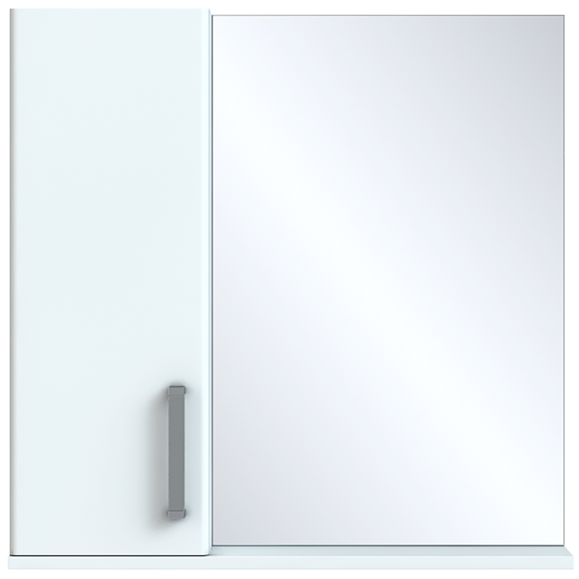 Изображение товара Шкаф зеркальный подвесной Vigo Eggo 75x68 см цвет белый