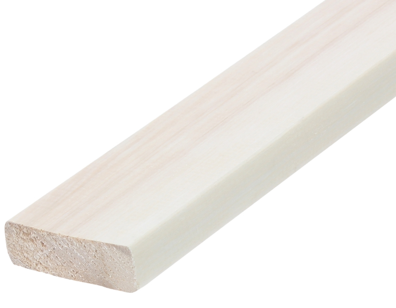 Полок 28x92x2000 мм Осина AB прямой с фаской угла