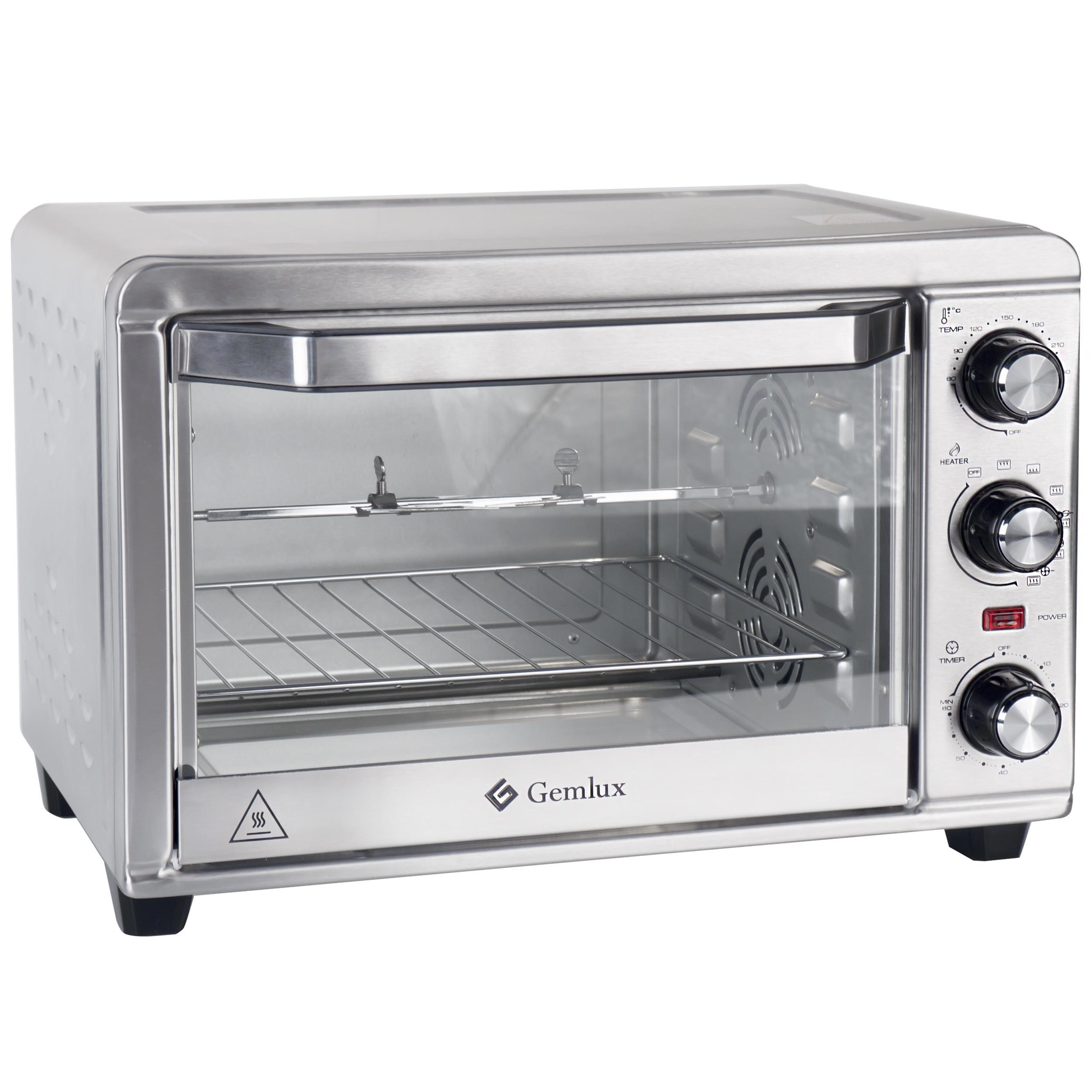 Изображение товара Конвекционная электропечь с роторным грилем GEMLUX GL-OR-1320MN 20 л компактная и универсальная мод