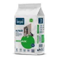 Изображение товара Клей для мозаики и прозрачной плитки Bergauf Mosaik 5 кг