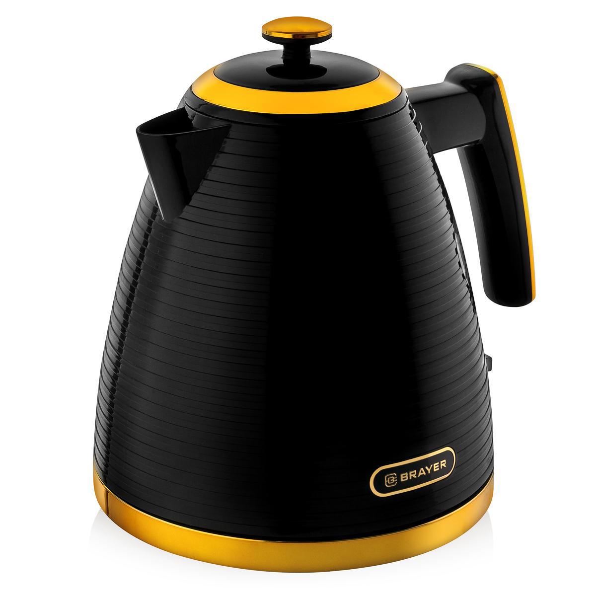 Изображение товара Электрический чайник BRAYER BR1025 1,7 л 2200 Вт с фильтром и автоотключением