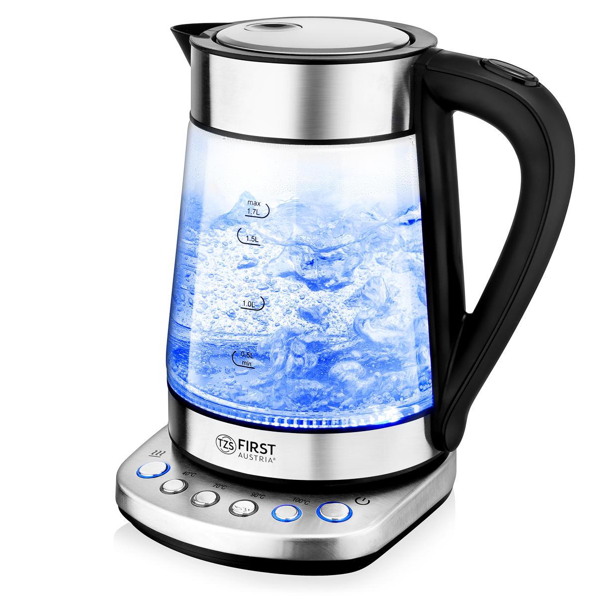 Изображение товара Электрический чайник FIRST FA-5405-9 1.7 л стекло автоматическое управление подсветка