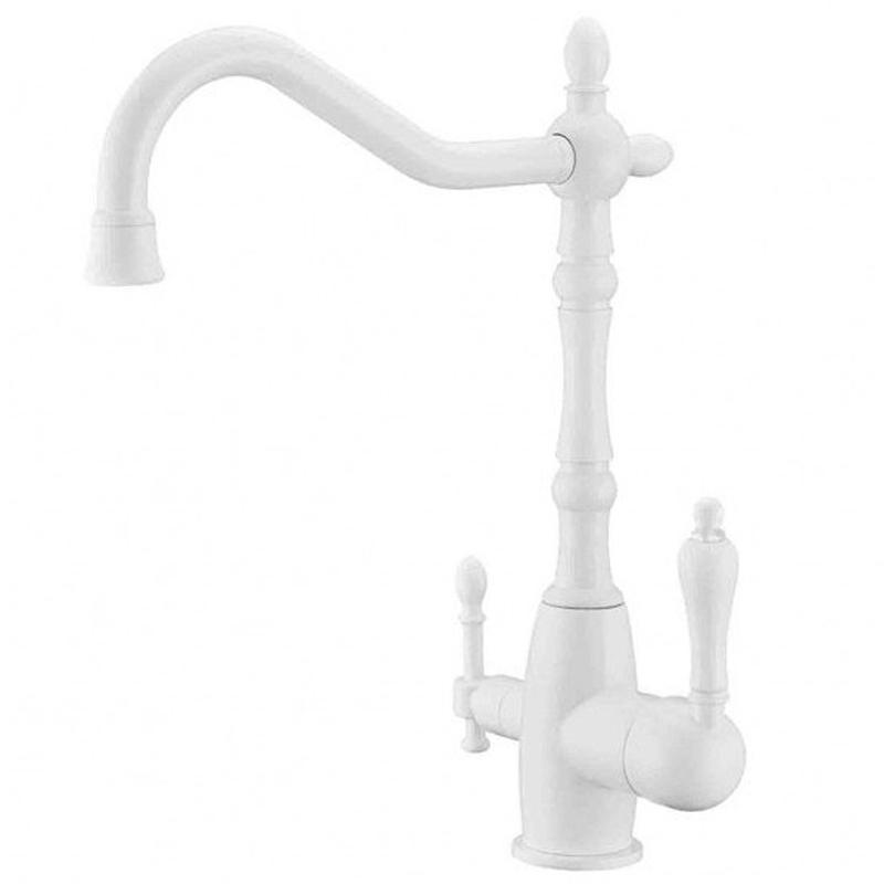 Изображение товара Смеситель для кухни Zorg Sanitary ZR 312 YF-33-WHITE