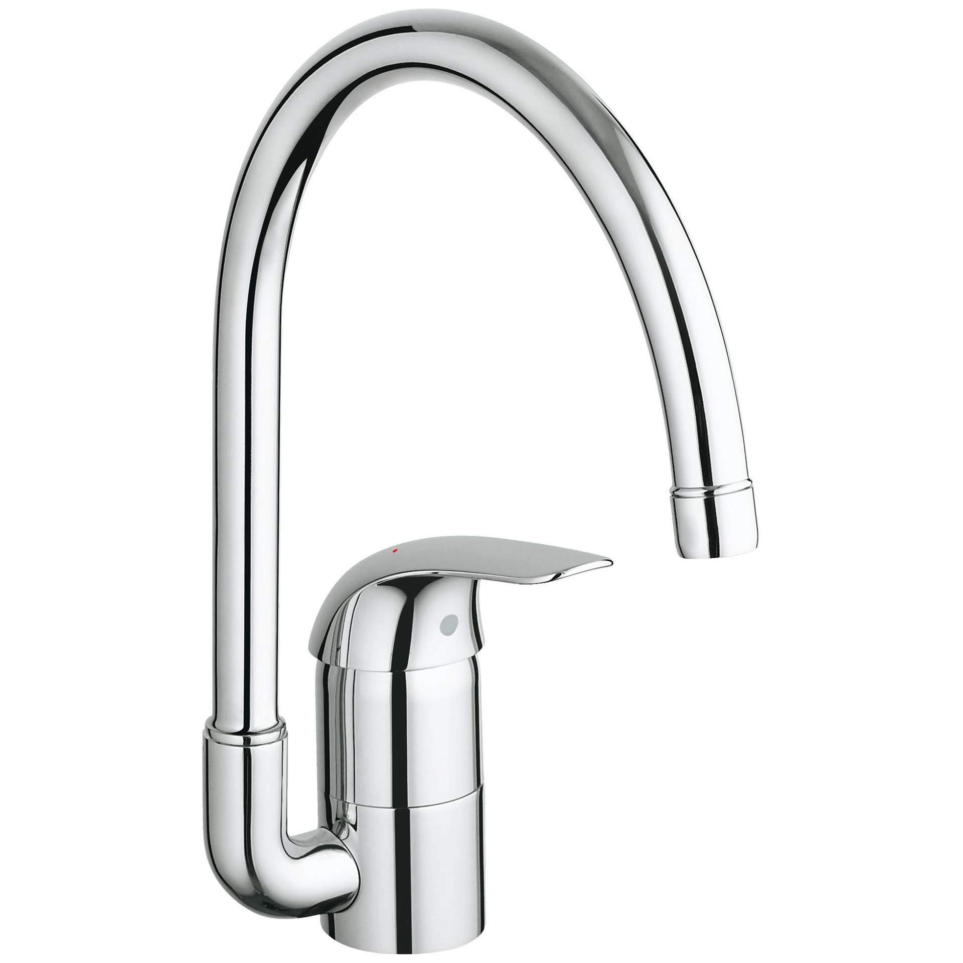 Изображение товара Смеситель для кухни GROHE Euroeco 32752000 хром поворотный однорычажный