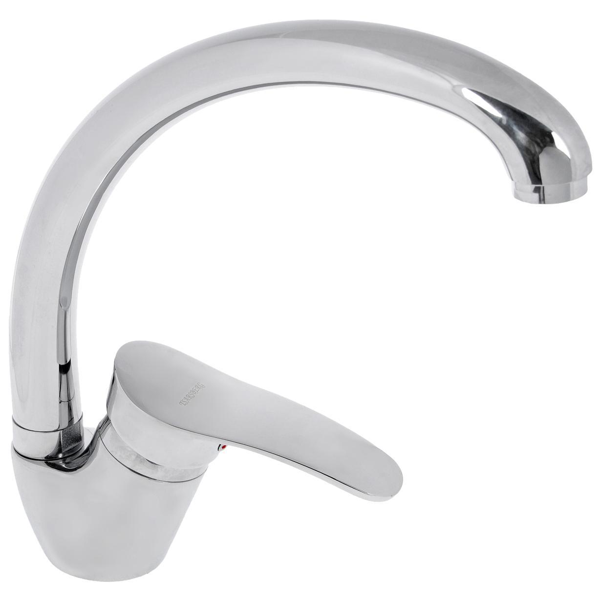 Изображение товара Смеситель для кухни с поворотным изливом 13.50 см Tsarsberg 753-1157 силумин цвет хром