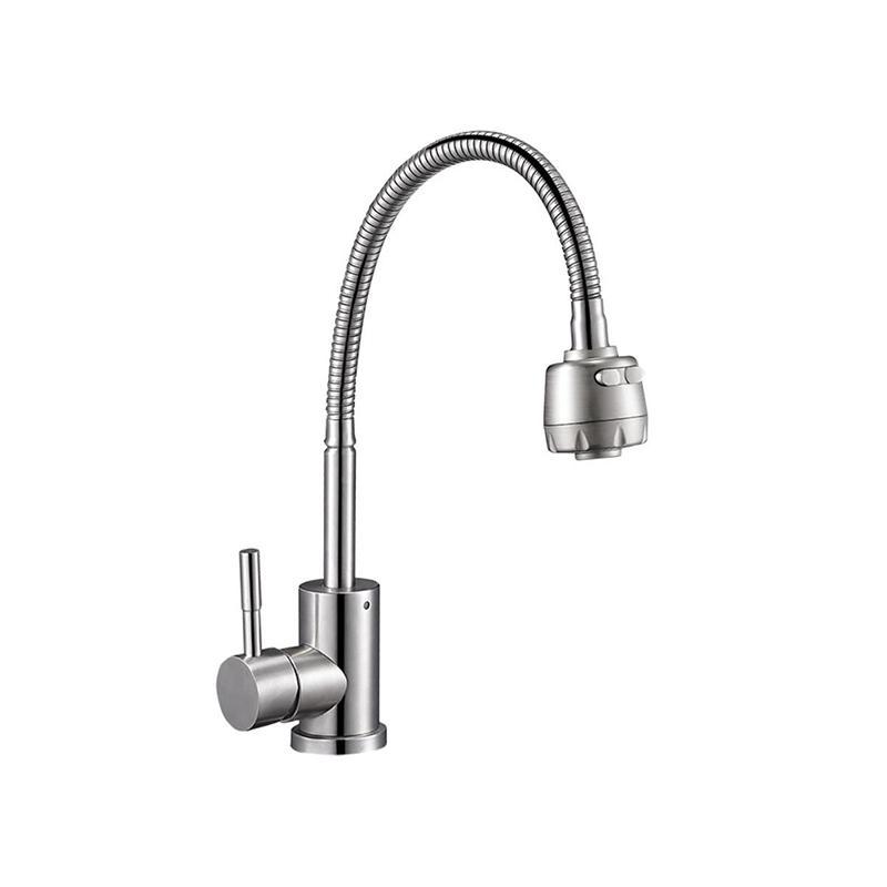 Изображение товара Однорычажный смеситель Solone EZA4-A090 из нержавеющей стали для кухни