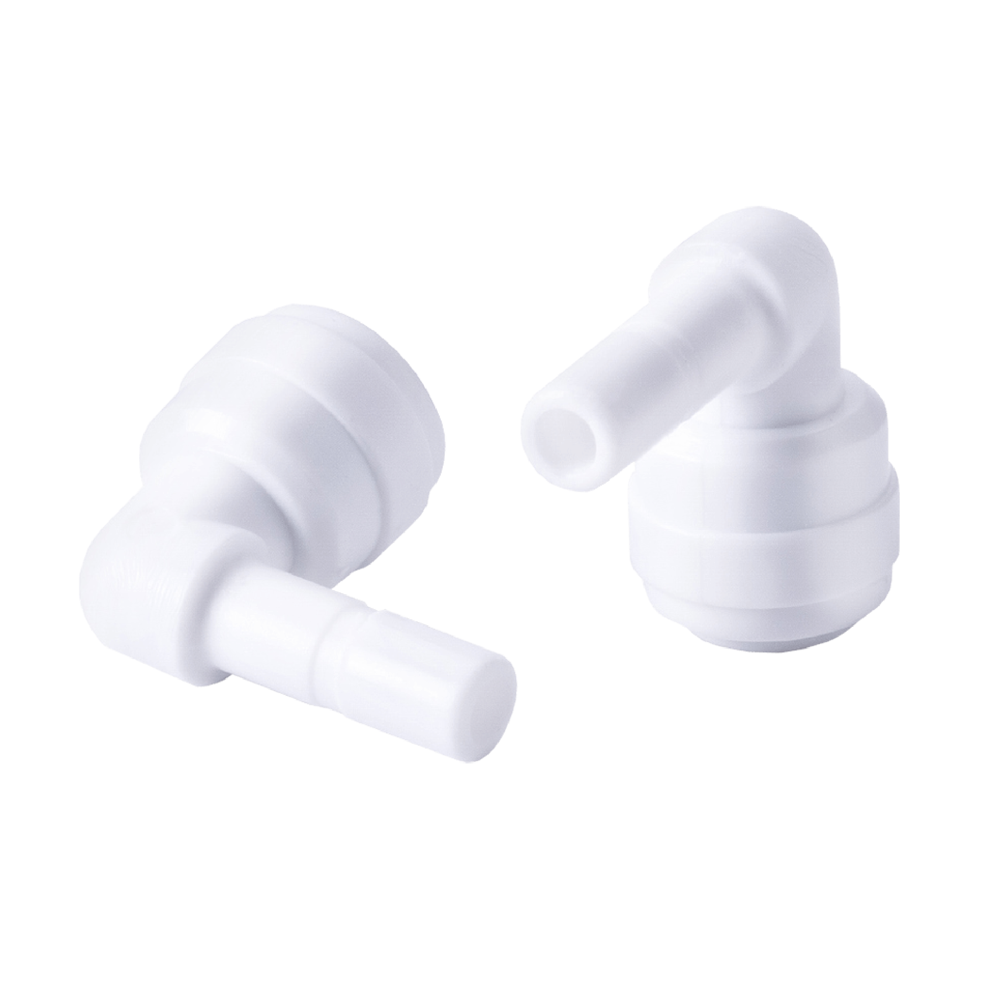 Фитинг угловой QF 1/4" - трубка 1/4" пластик - 1