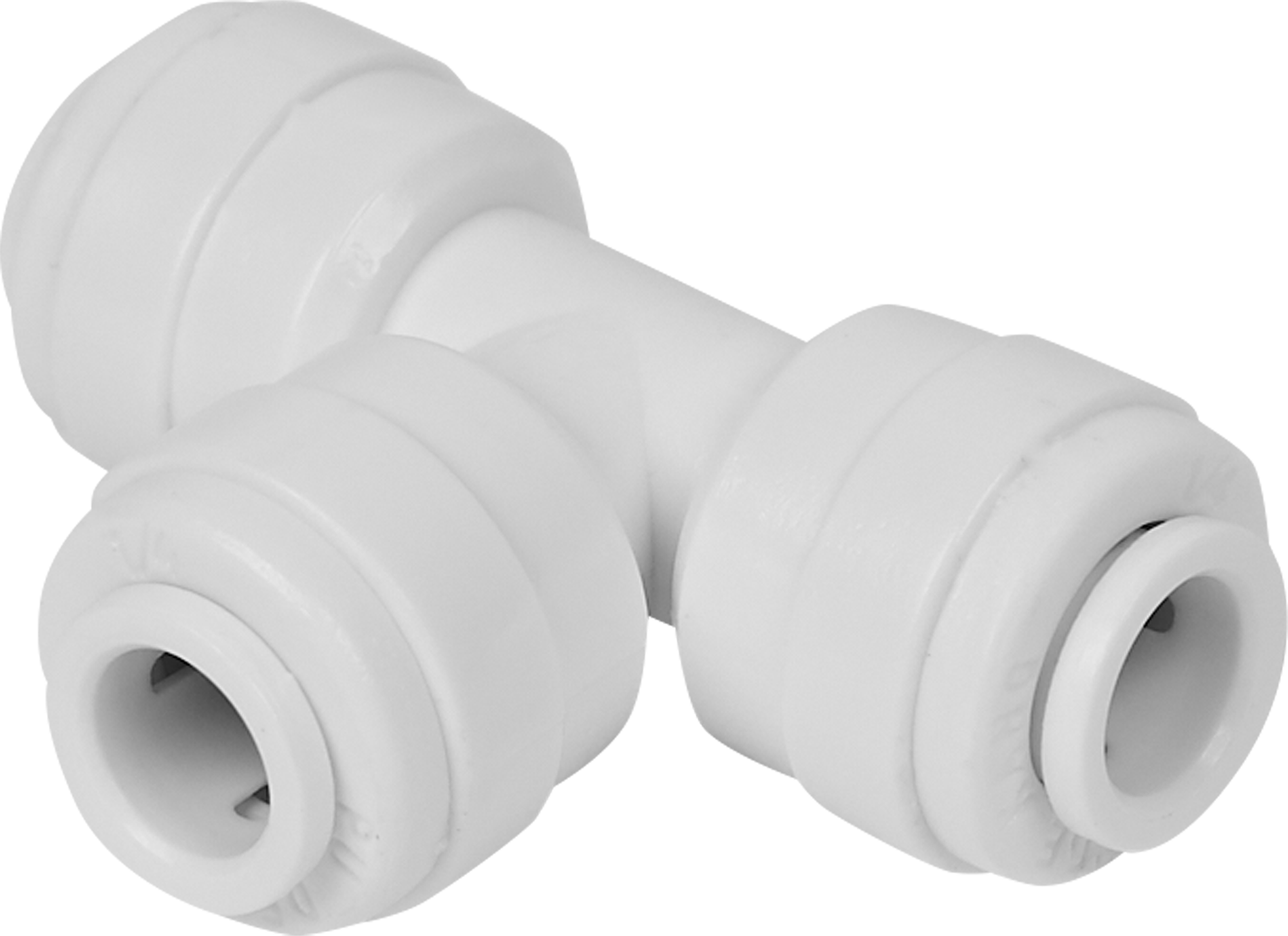 Фитинг тройник QF 1/4" пластик