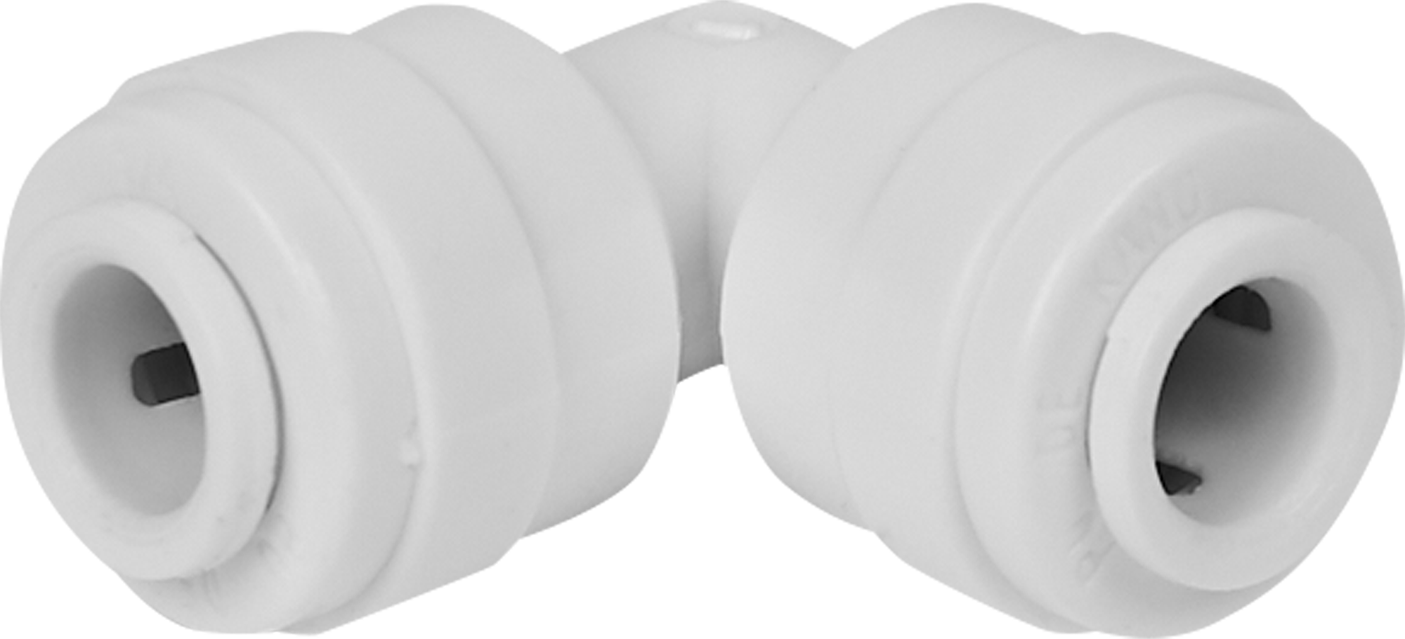 Изображение товара Фитинг угловой QF 1/4"- QF 1/4" для пластиковых труб